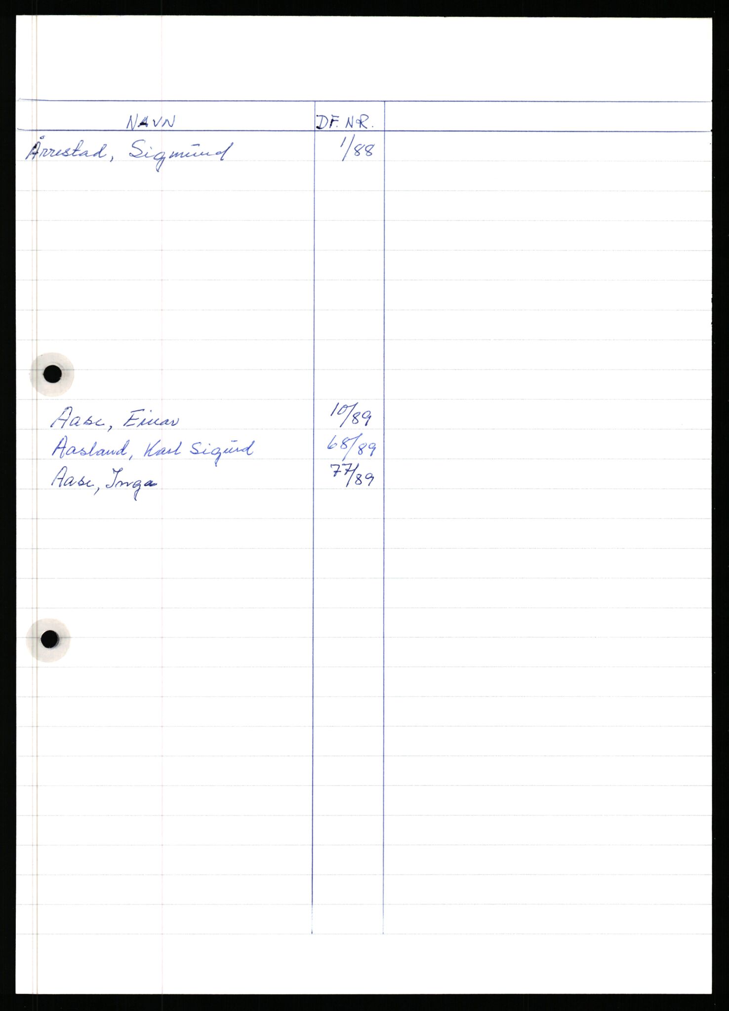 Sola lensmannskontor, AV/SAST-A-100126/Gga/L0004: Dødsfallsprotokoller, 1985-1997, s. 543