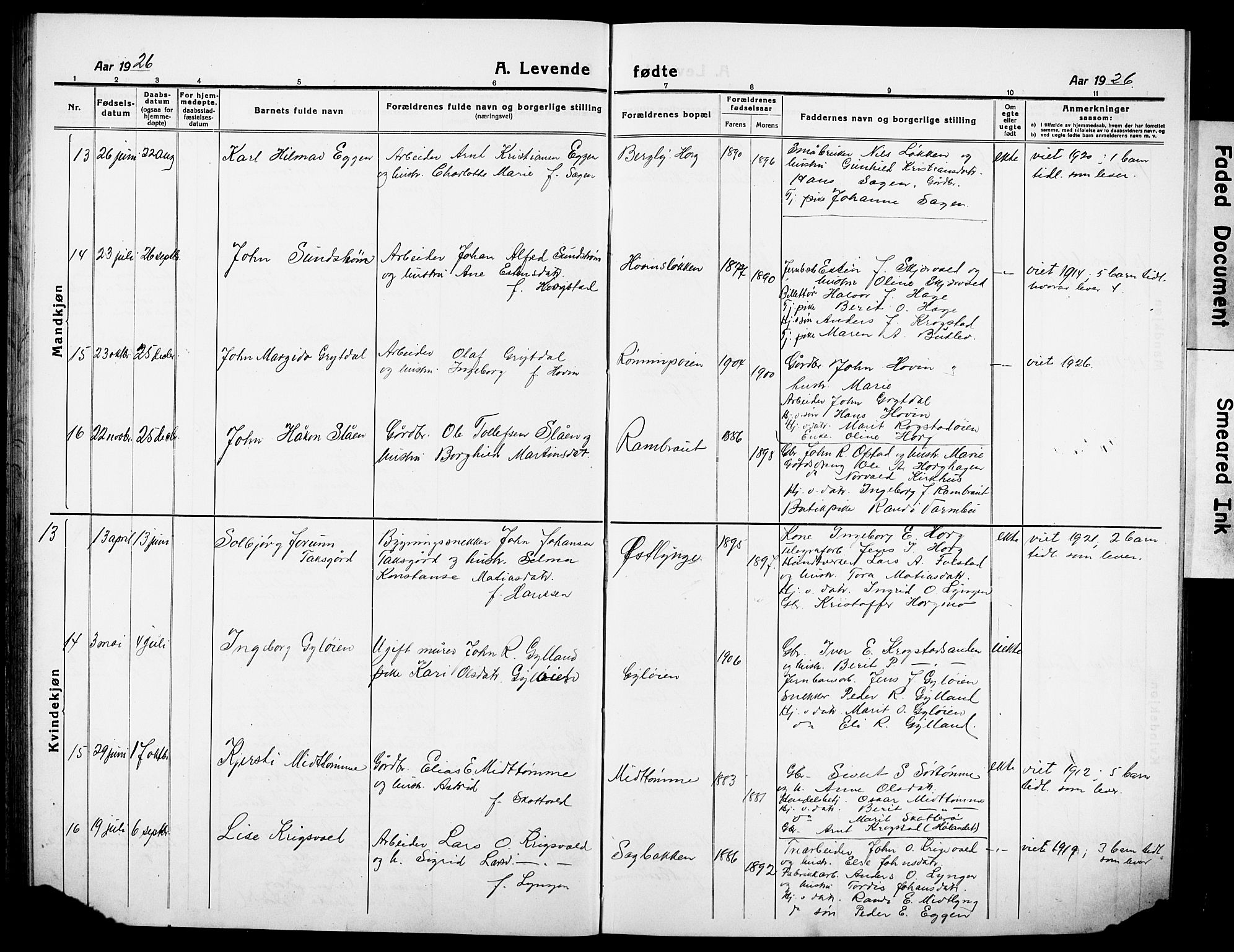 Ministerialprotokoller, klokkerbøker og fødselsregistre - Sør-Trøndelag, AV/SAT-A-1456/692/L1113: Klokkerbok nr. 692C08, 1918-1932