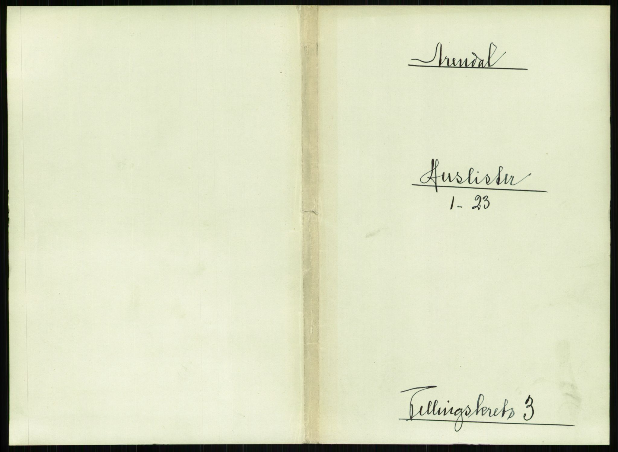 RA, Folketelling 1891 for 0903 Arendal kjøpstad, 1891, s. 122