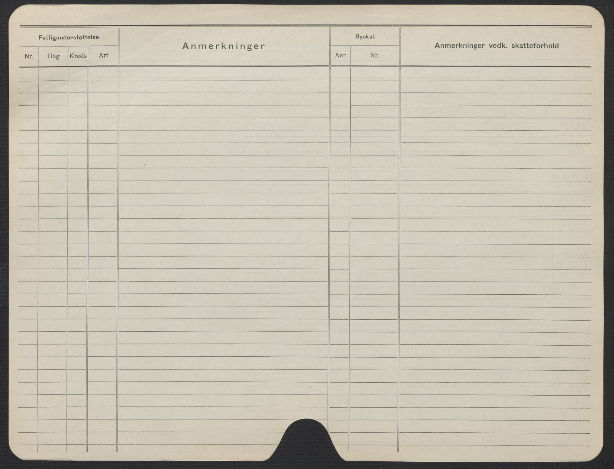 Oslo folkeregister, Registerkort, AV/SAO-A-11715/F/Fa/Fac/L0013: Kvinner, 1906-1914, s. 1127b