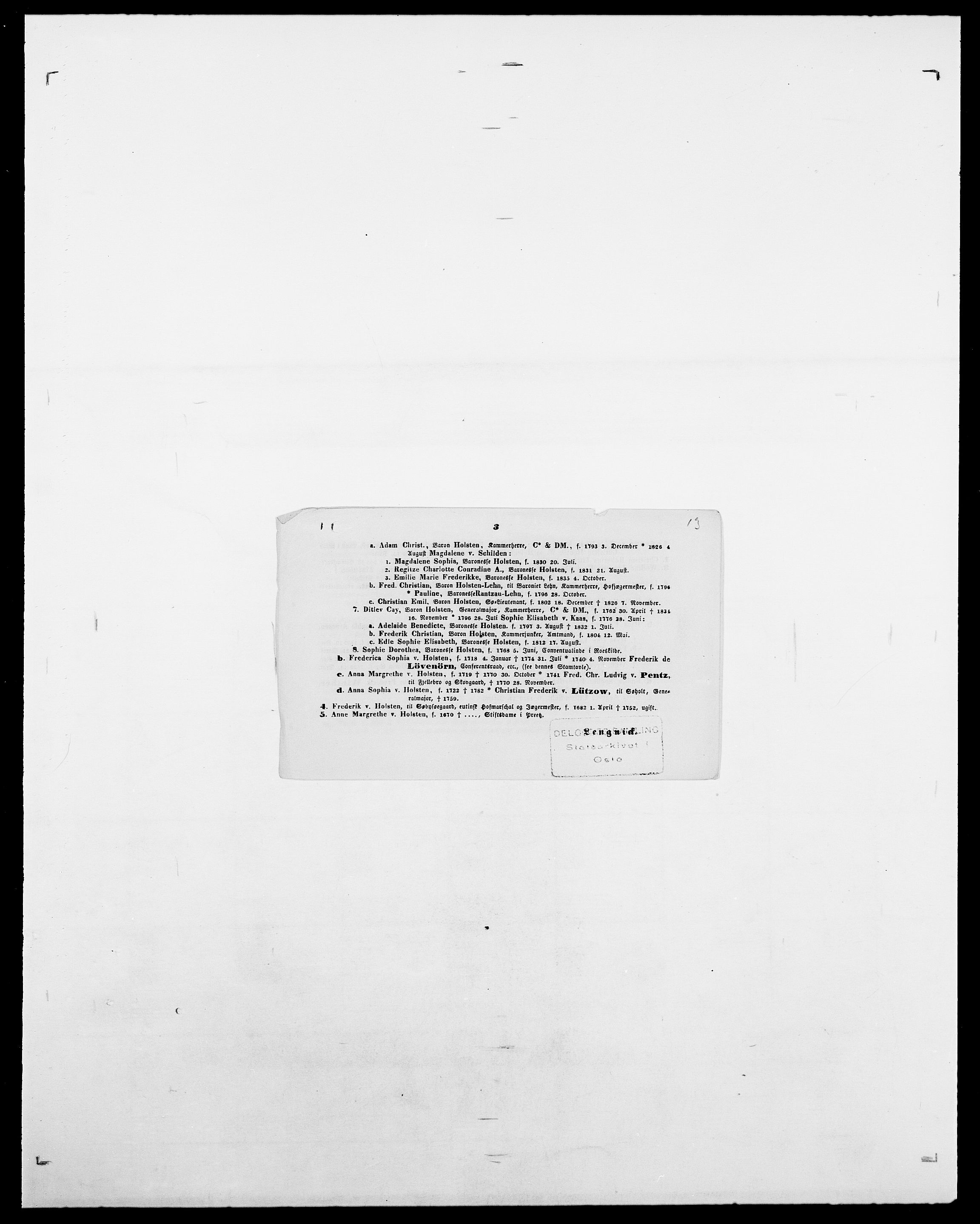 Delgobe, Charles Antoine - samling, SAO/PAO-0038/D/Da/L0018: Hoch - Howert, s. 812