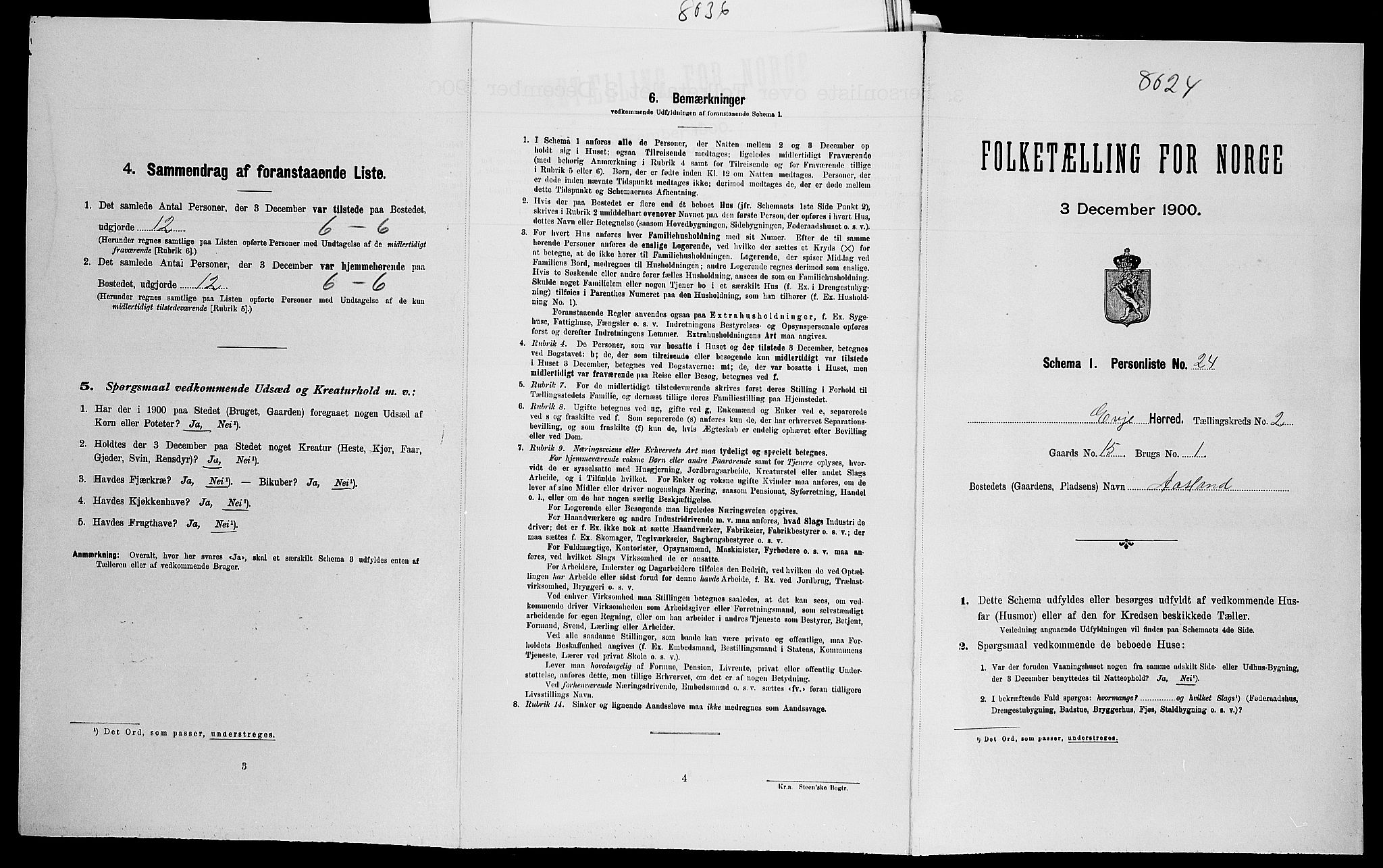 SAK, Folketelling 1900 for 0937 Evje herred, 1900, s. 139