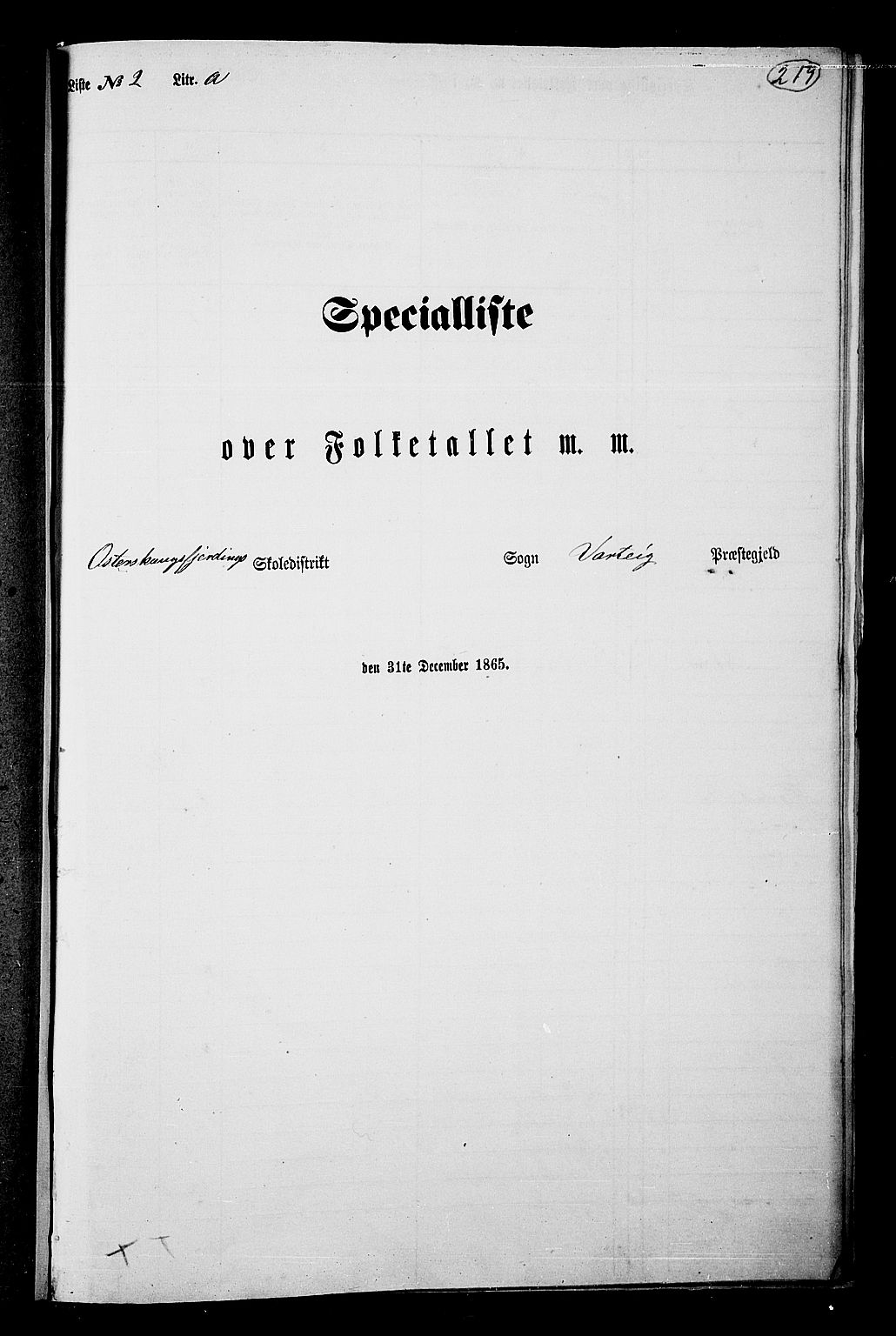 RA, Folketelling 1865 for 0114P Varteig prestegjeld, 1865, s. 37