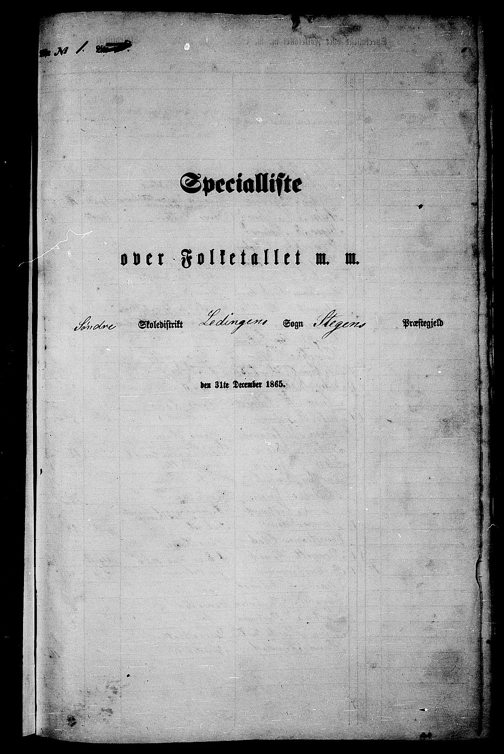 RA, Folketelling 1865 for 1848P Steigen prestegjeld, 1865, s. 10