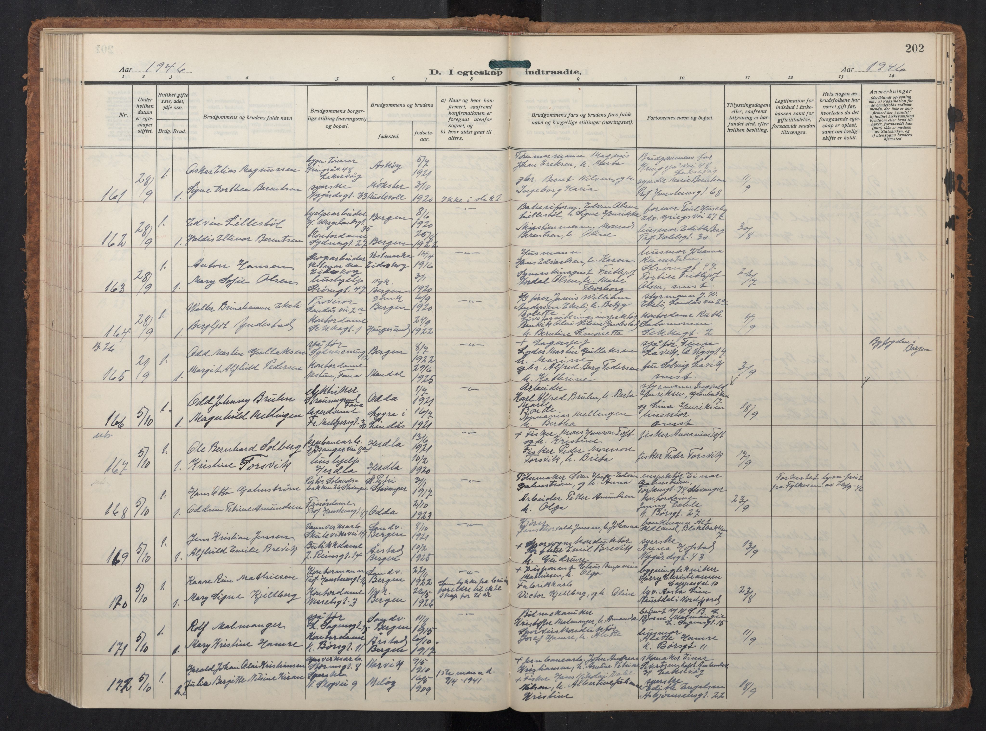 Johanneskirken sokneprestembete, AV/SAB-A-76001/H/Hab: Klokkerbok nr. C 3, 1929-1949, s. 201b-202a