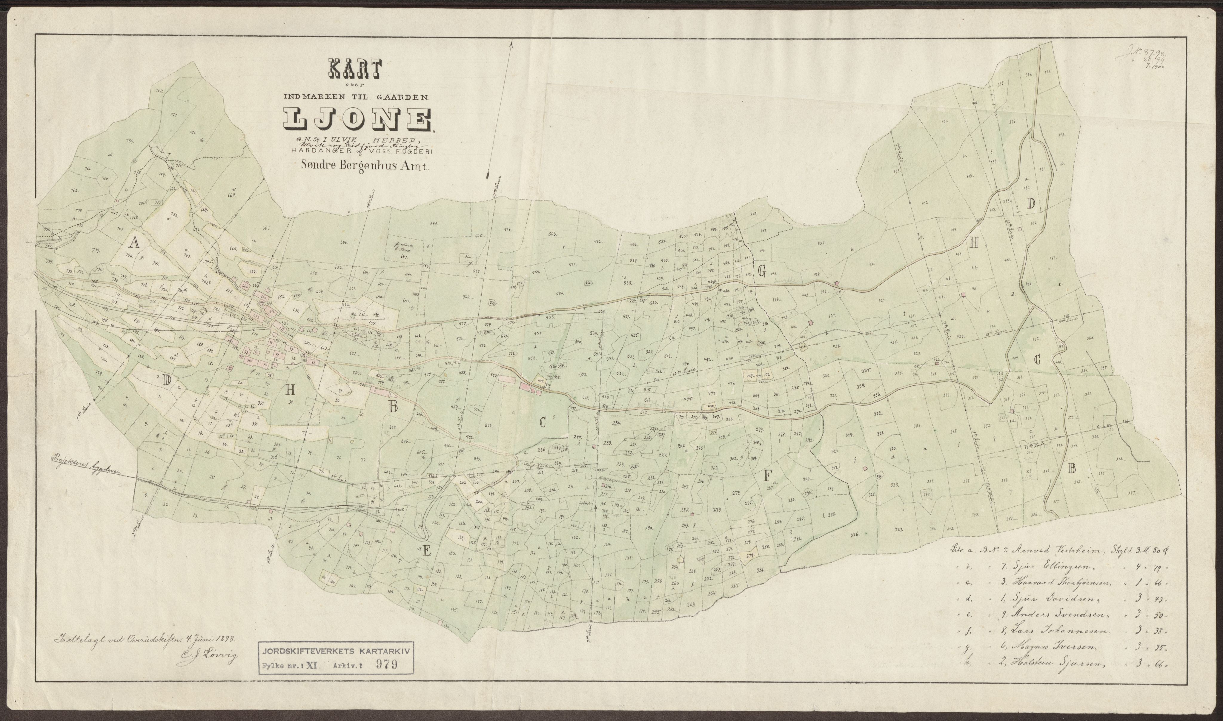 Jordskifteverkets kartarkiv, AV/RA-S-3929/T, 1859-1988, s. 1124