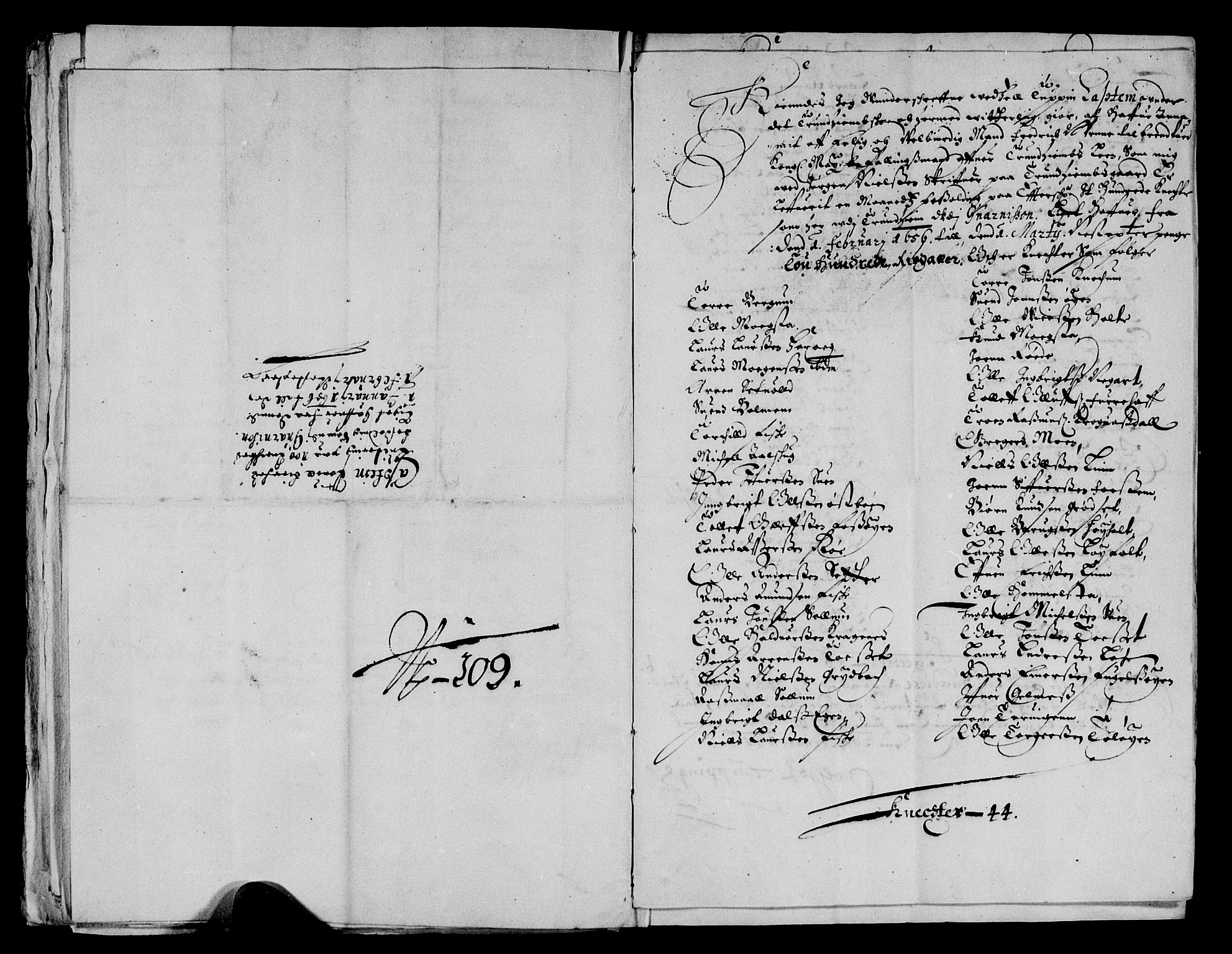 Rentekammeret inntil 1814, Reviderte regnskaper, Lensregnskaper, AV/RA-EA-5023/R/Rb/Rbw/L0124: Trondheim len, 1642-1656