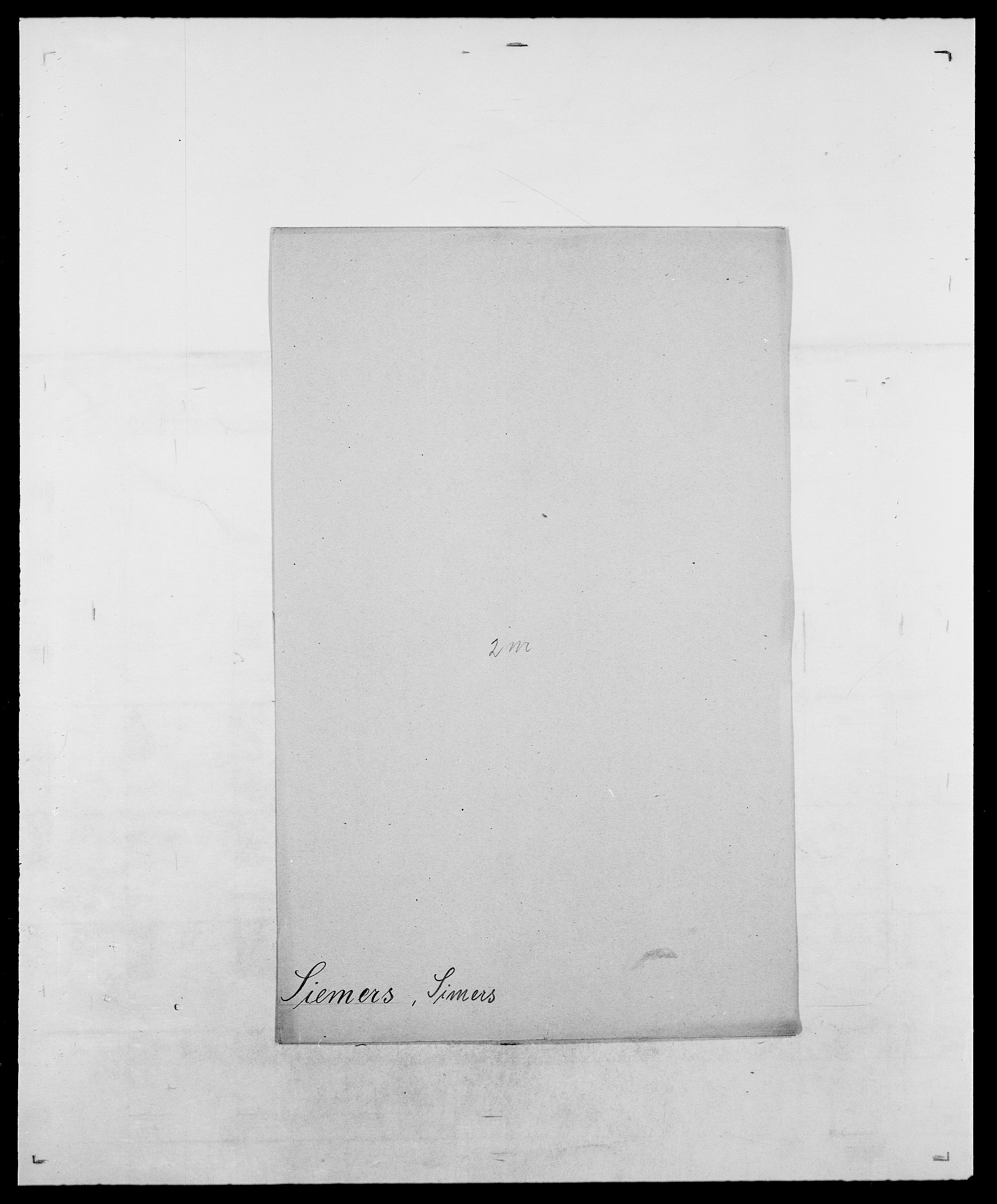 Delgobe, Charles Antoine - samling, SAO/PAO-0038/D/Da/L0035: Schnabel - sjetman, s. 770