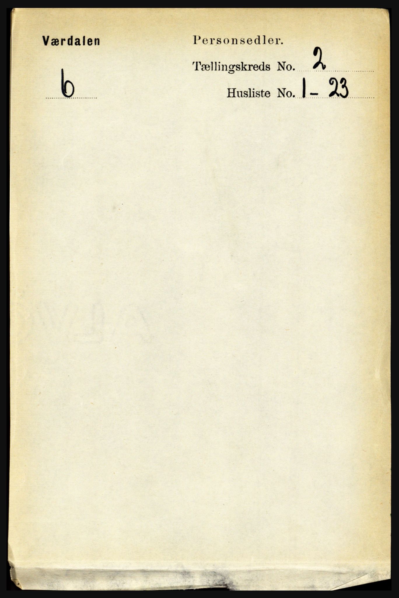 RA, Folketelling 1891 for 1721 Verdal herred, 1891, s. 784