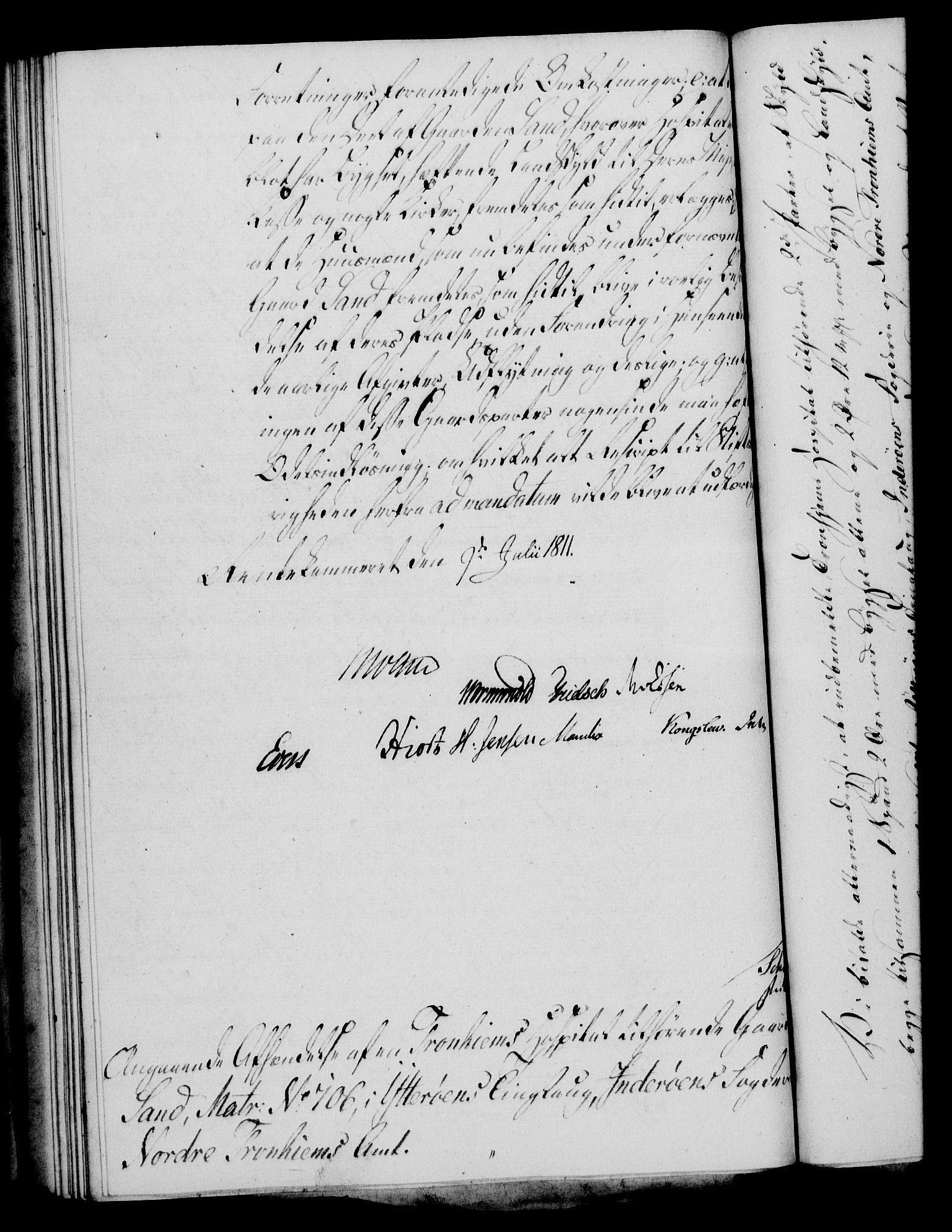Rentekammeret, Kammerkanselliet, RA/EA-3111/G/Gf/Gfa/L0093: Norsk relasjons- og resolusjonsprotokoll (merket RK 52.93), 1811, s. 361
