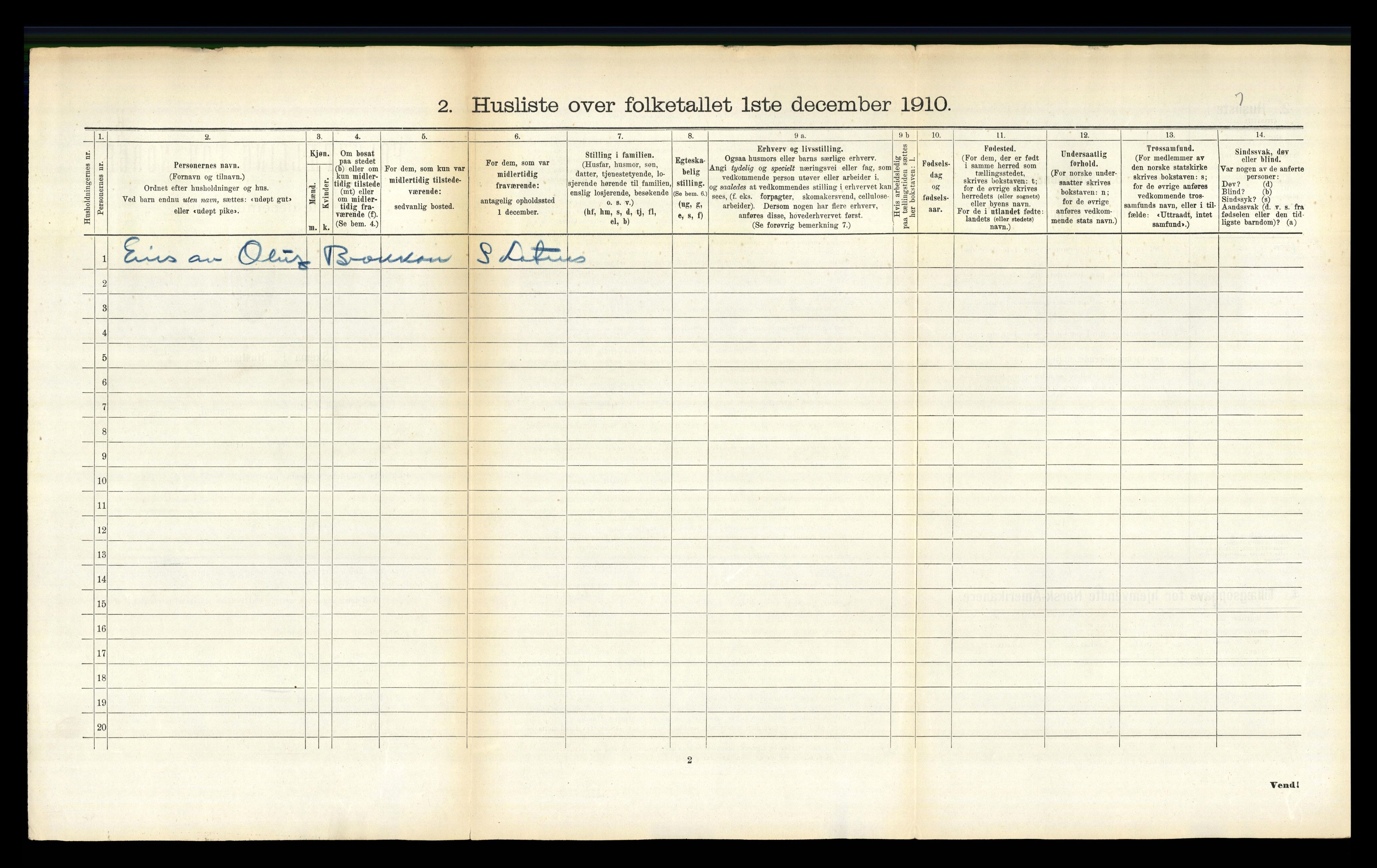 RA, Folketelling 1910 for 1860 Buksnes herred, 1910, s. 395