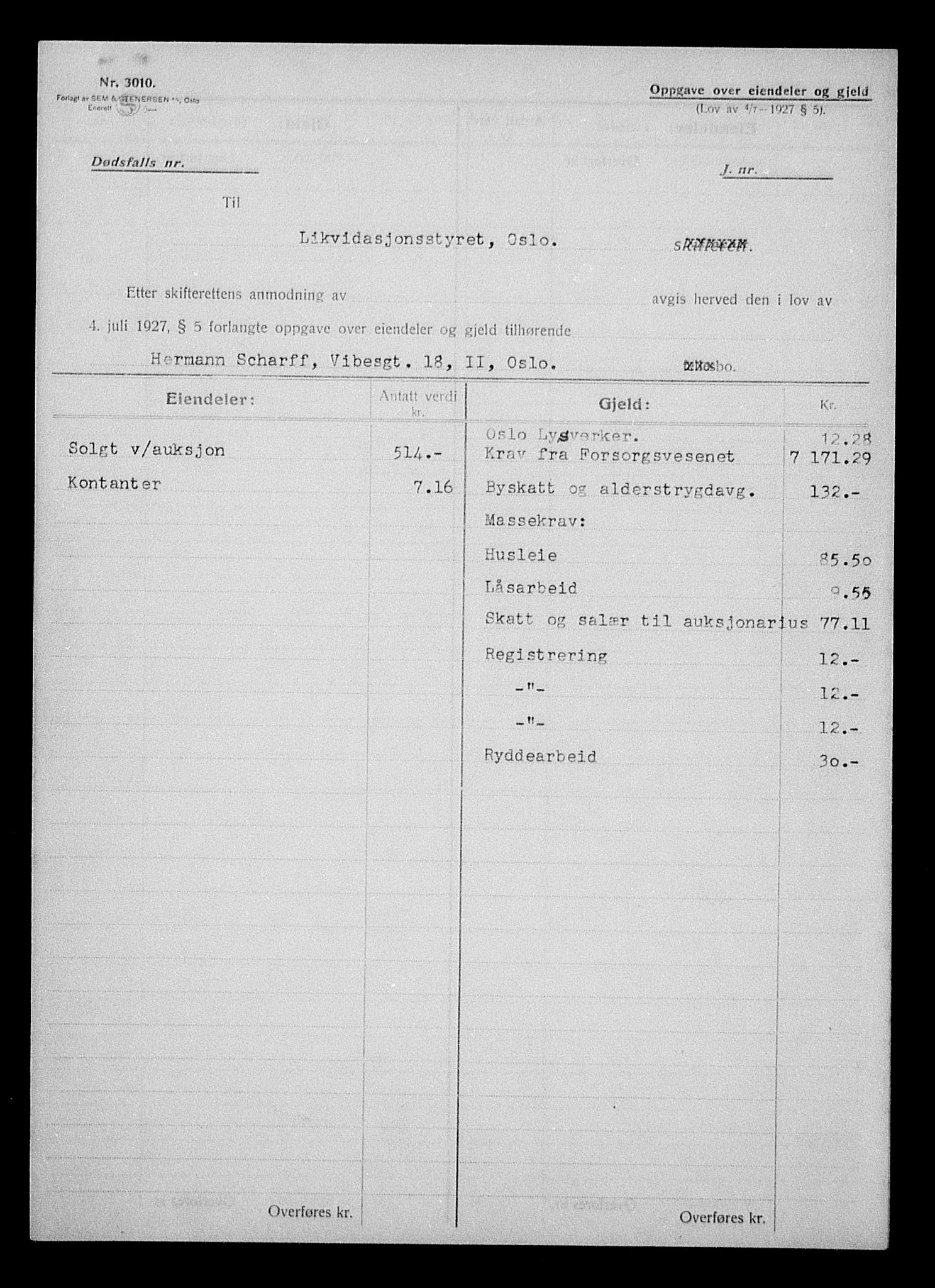 Justisdepartementet, Tilbakeføringskontoret for inndratte formuer, AV/RA-S-1564/H/Hc/Hcc/L0978: --, 1945-1947, s. 36