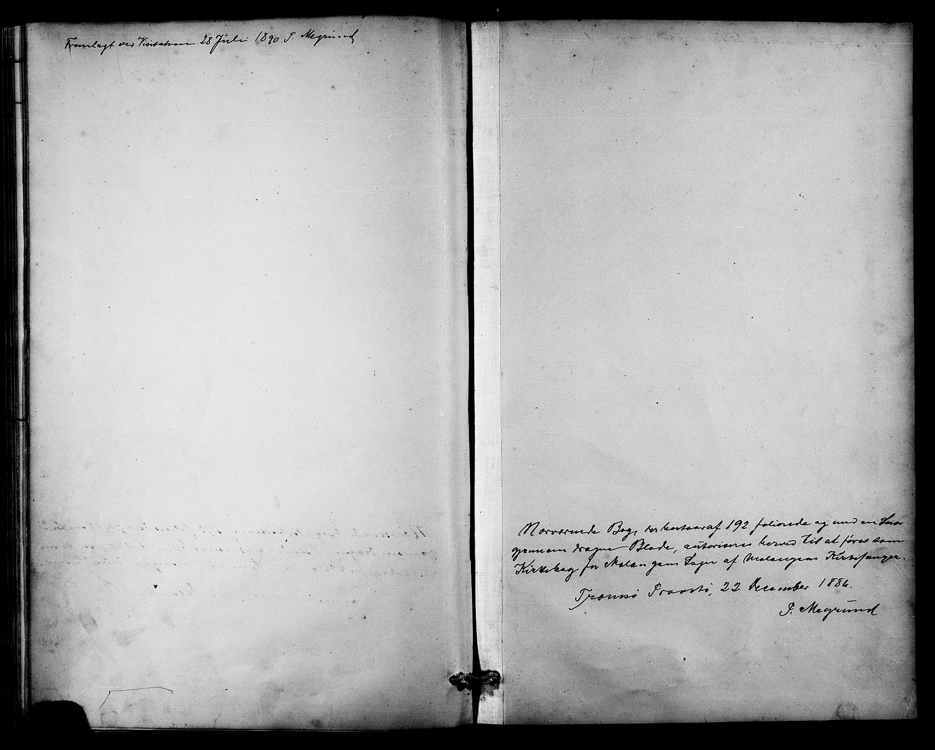 Balsfjord sokneprestembete, AV/SATØ-S-1303/G/Gab/L0003klokker: Klokkerbok nr. 3, 1887-1909
