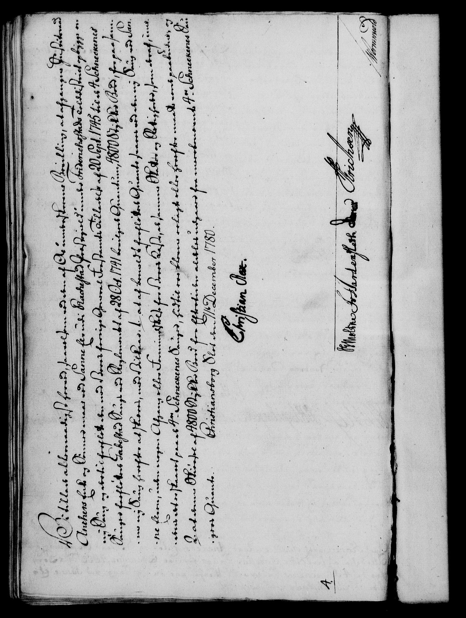 Rentekammeret, Kammerkanselliet, RA/EA-3111/G/Gf/Gfa/L0062: Norsk relasjons- og resolusjonsprotokoll (merket RK 52.62), 1780, s. 565