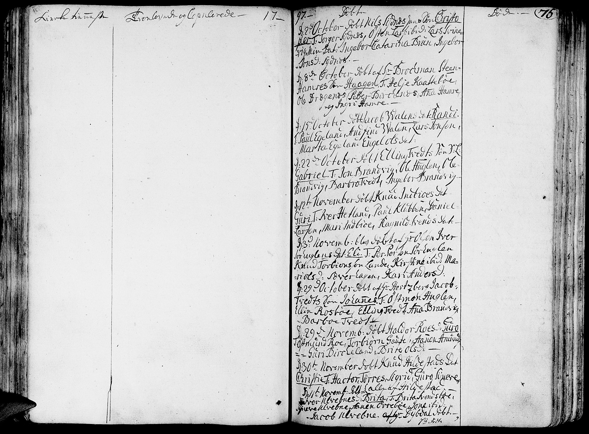 Fjelberg sokneprestembete, SAB/A-75201/H/Haa: Ministerialbok nr. A 3, 1788-1815, s. 75