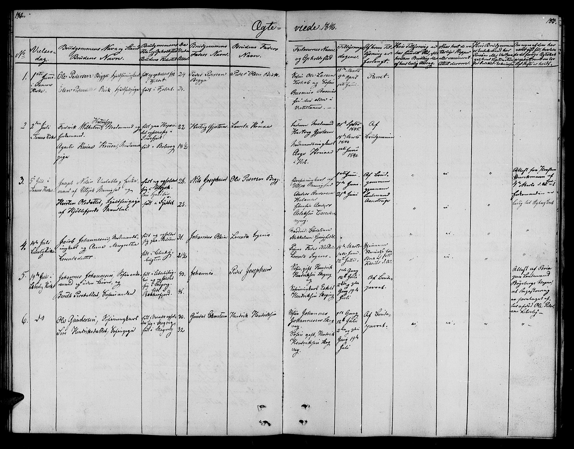 Lebesby sokneprestkontor, AV/SATØ-S-1353/H/Hb/L0001klokker: Klokkerbok nr. 1, 1846-1862, s. 182-183