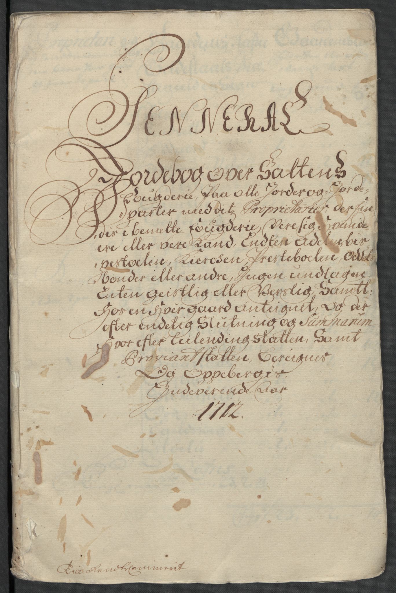 Rentekammeret inntil 1814, Reviderte regnskaper, Fogderegnskap, AV/RA-EA-4092/R66/L4582: Fogderegnskap Salten, 1711-1712, s. 302