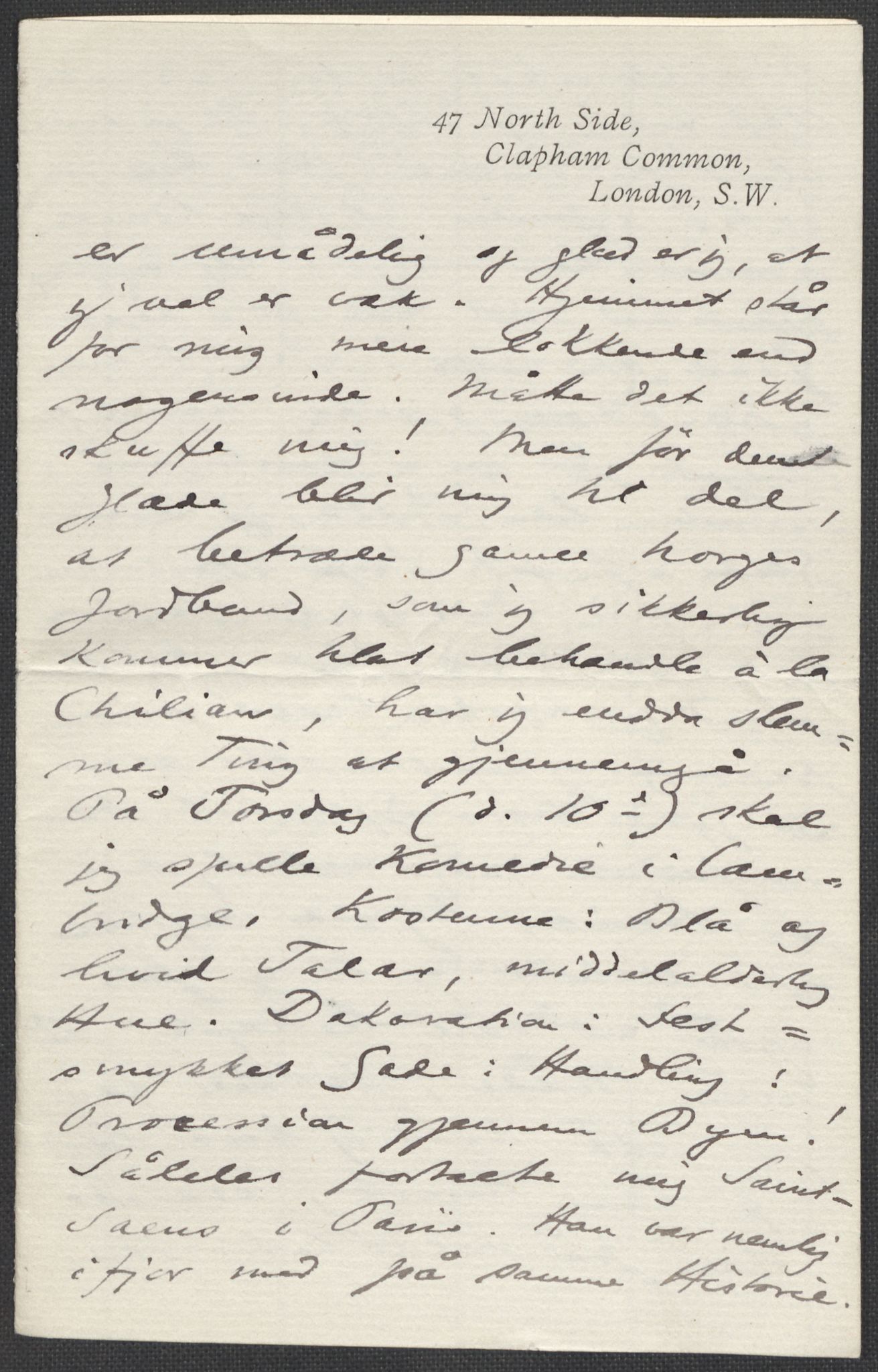 Beyer, Frants, AV/RA-PA-0132/F/L0001: Brev fra Edvard Grieg til Frantz Beyer og "En del optegnelser som kan tjene til kommentar til brevene" av Marie Beyer, 1872-1907, s. 429