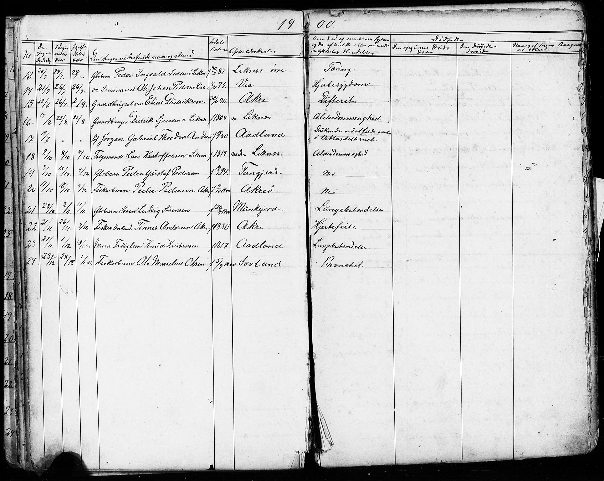 Kopervik sokneprestkontor, AV/SAST-A-101850/H/Ha/Hab/L0002: Klokkerbok nr. B 2, 1881-1905, s. 166