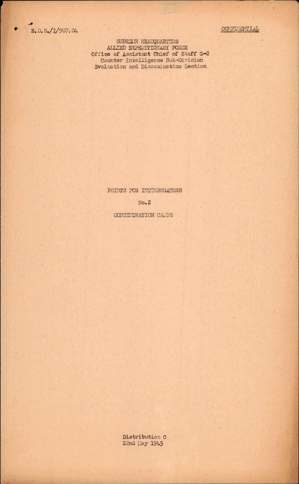 Forsvarets Overkommando. 2 kontor. Arkiv 11.4. Spredte tyske arkivsaker, AV/RA-RAFA-7031/D/Dar/Darc/L0016: FO.II, 1945, s. 1011