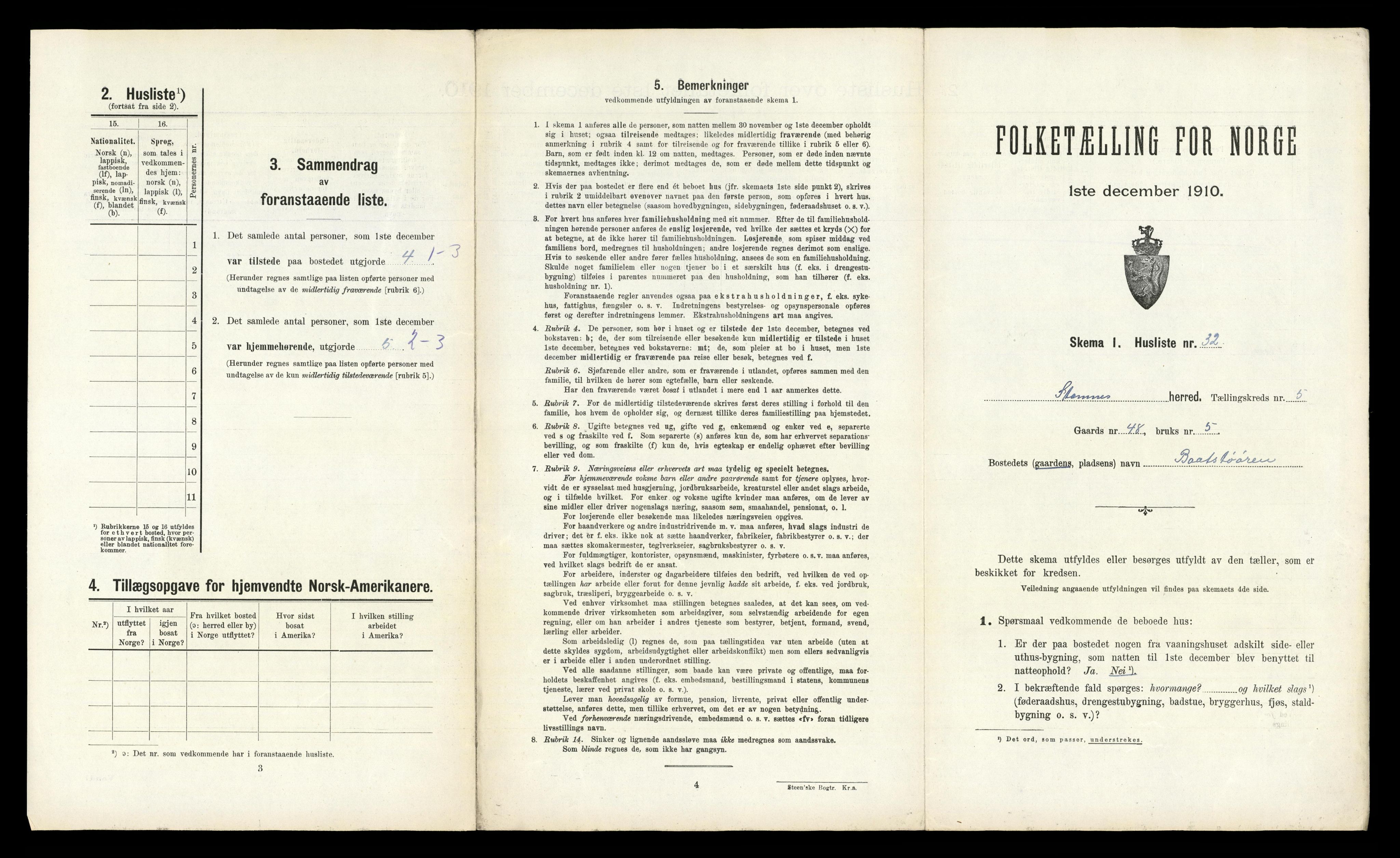 RA, Folketelling 1910 for 1821 Stamnes herred, 1910, s. 578