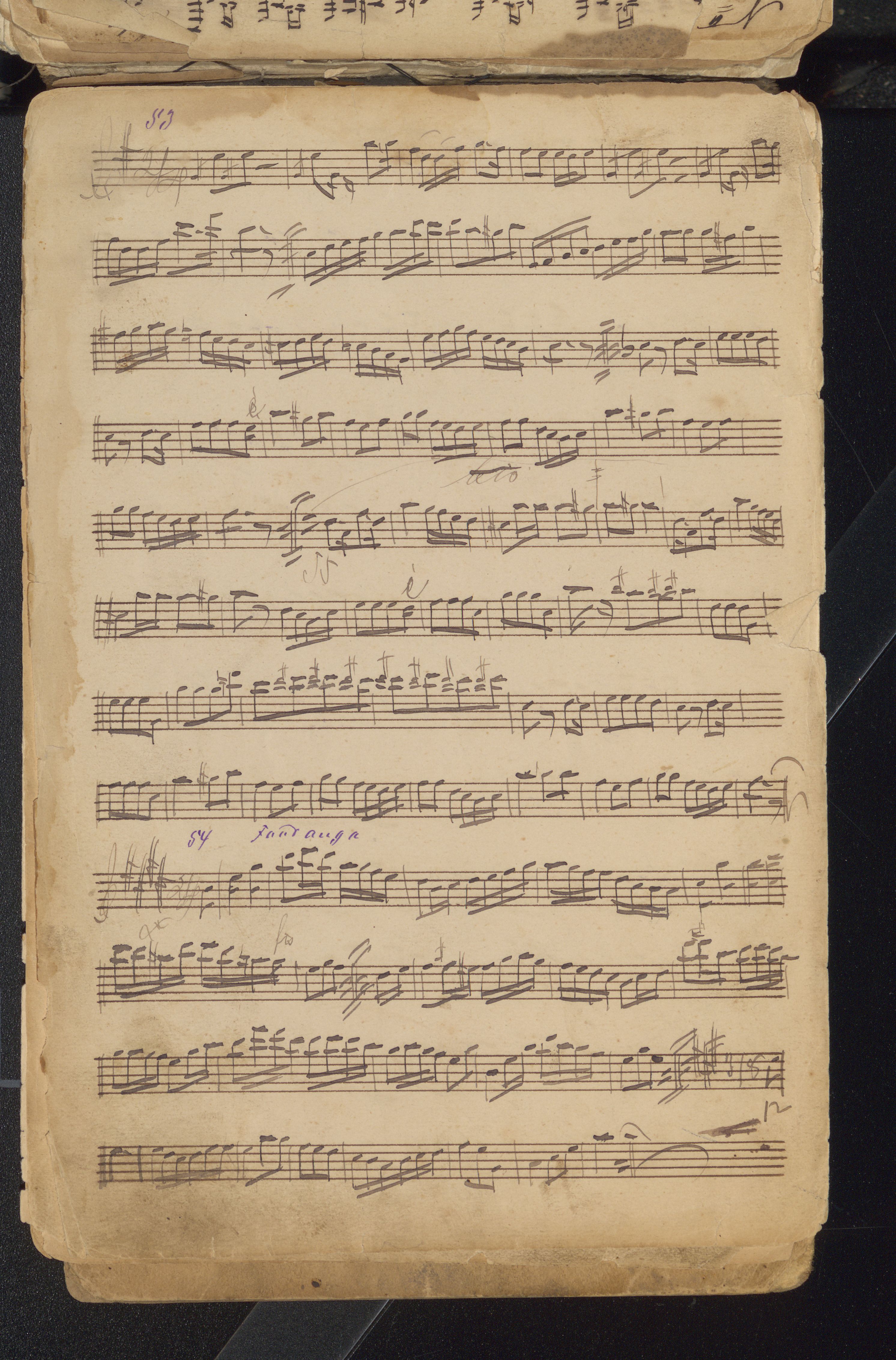 Sa 42 - Storgårds- og folkemusikk fra Klokkergården (Lardal bygdetun), VEMU/A-2514/F/L0002/0018: Originale håndskrevne, trykte og kopierte noter og notebøker, hefter, brev m.m. / Notebok for spillemannsmusikk, 1850-1900