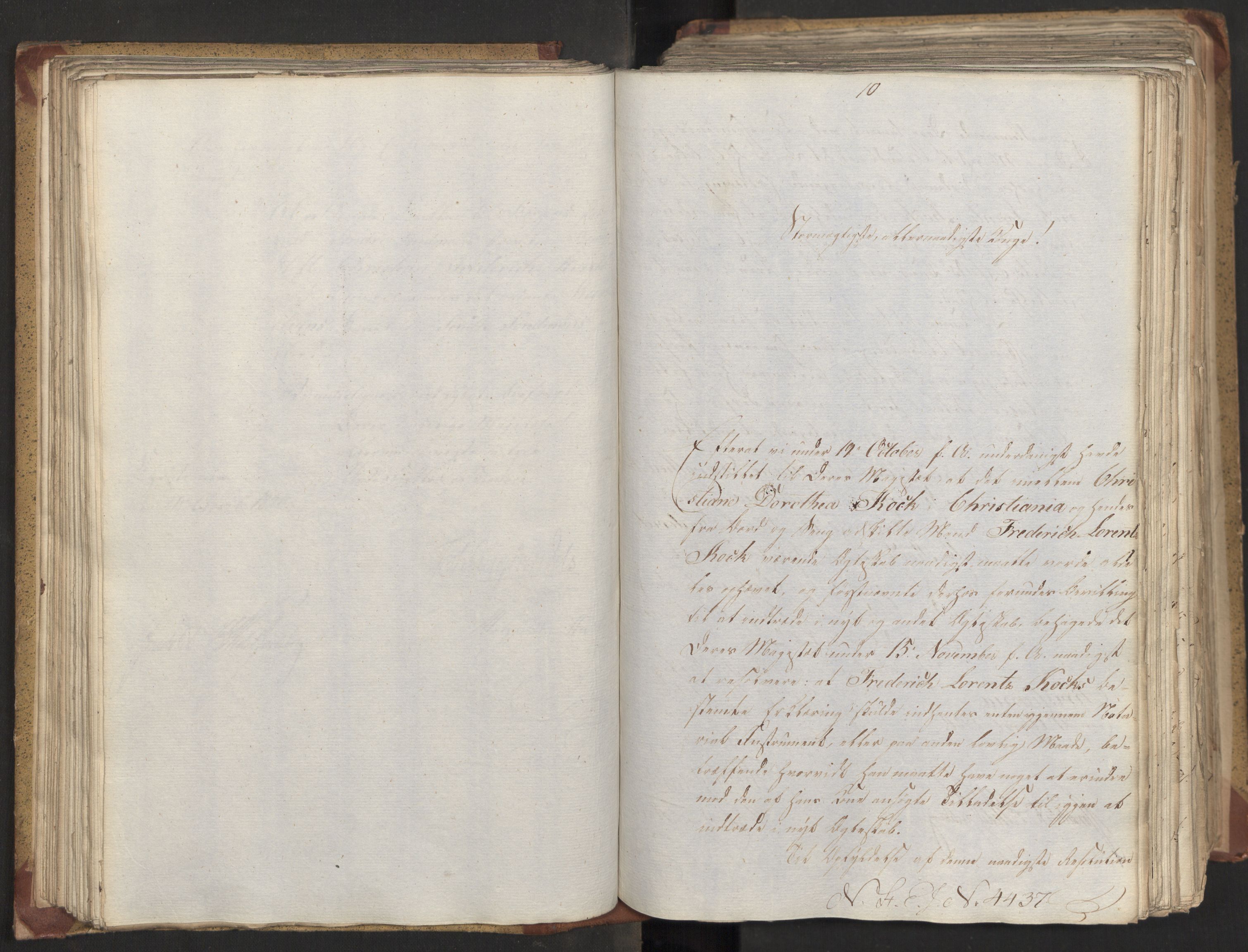 Statsrådsavdelingen i Stockholm, AV/RA-S-1003/D/Da/L0022: Regjeringsinnstillinger nr. 4399-4565, 1820, s. 119