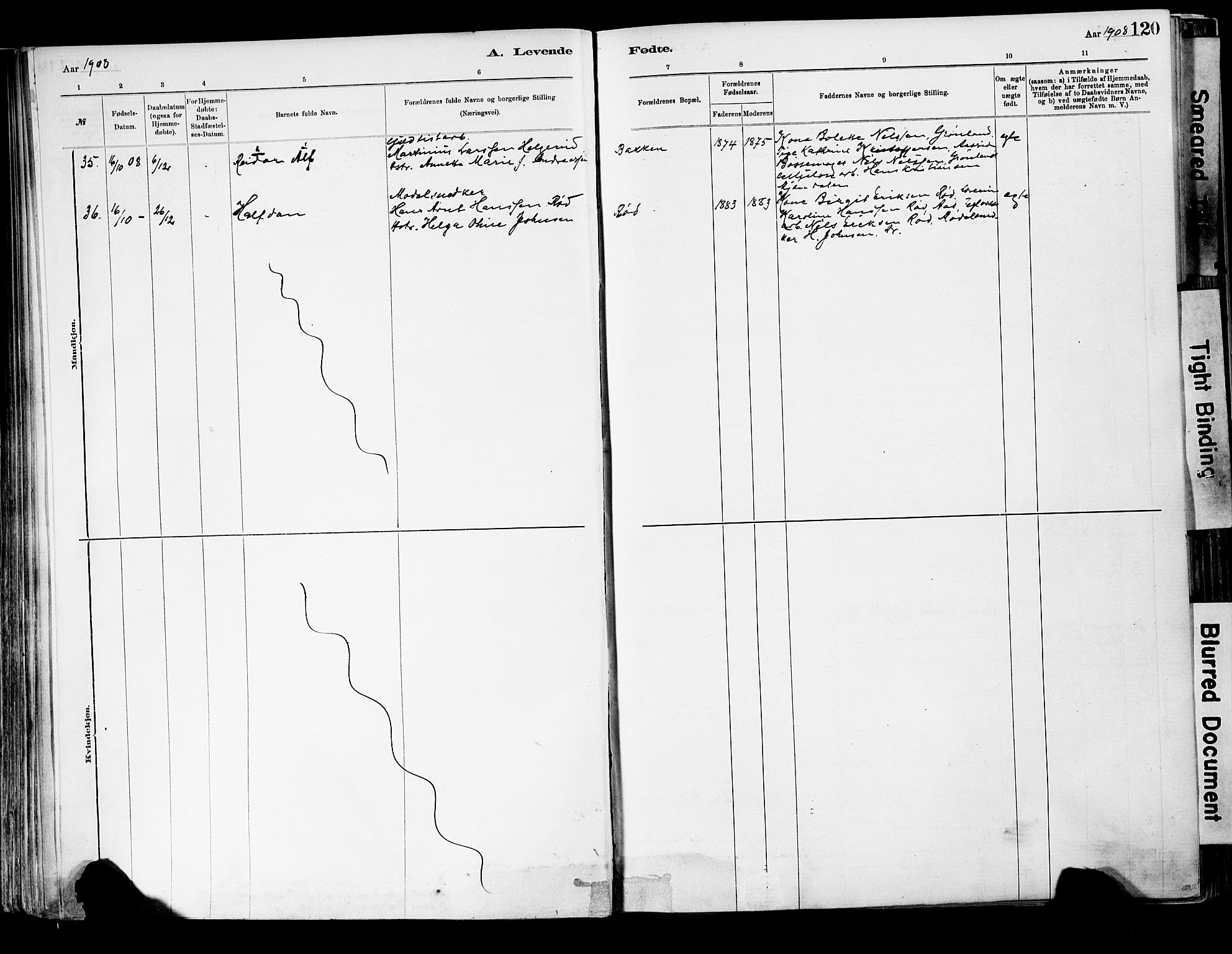 Strømsgodset kirkebøker, AV/SAKO-A-324/F/Fa/L0001: Ministerialbok nr. 1, 1885-1909, s. 120