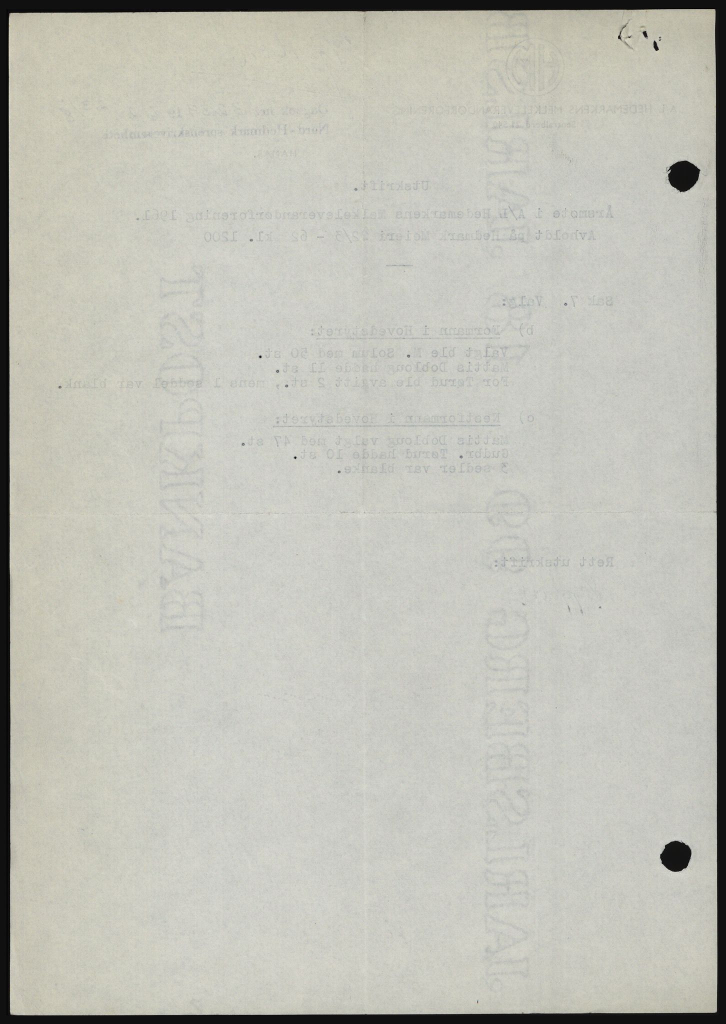 Nord-Hedmark sorenskriveri, SAH/TING-012/H/Hc/L0016: Pantebok nr. 16, 1962-1962, Dagboknr: 3239/1962