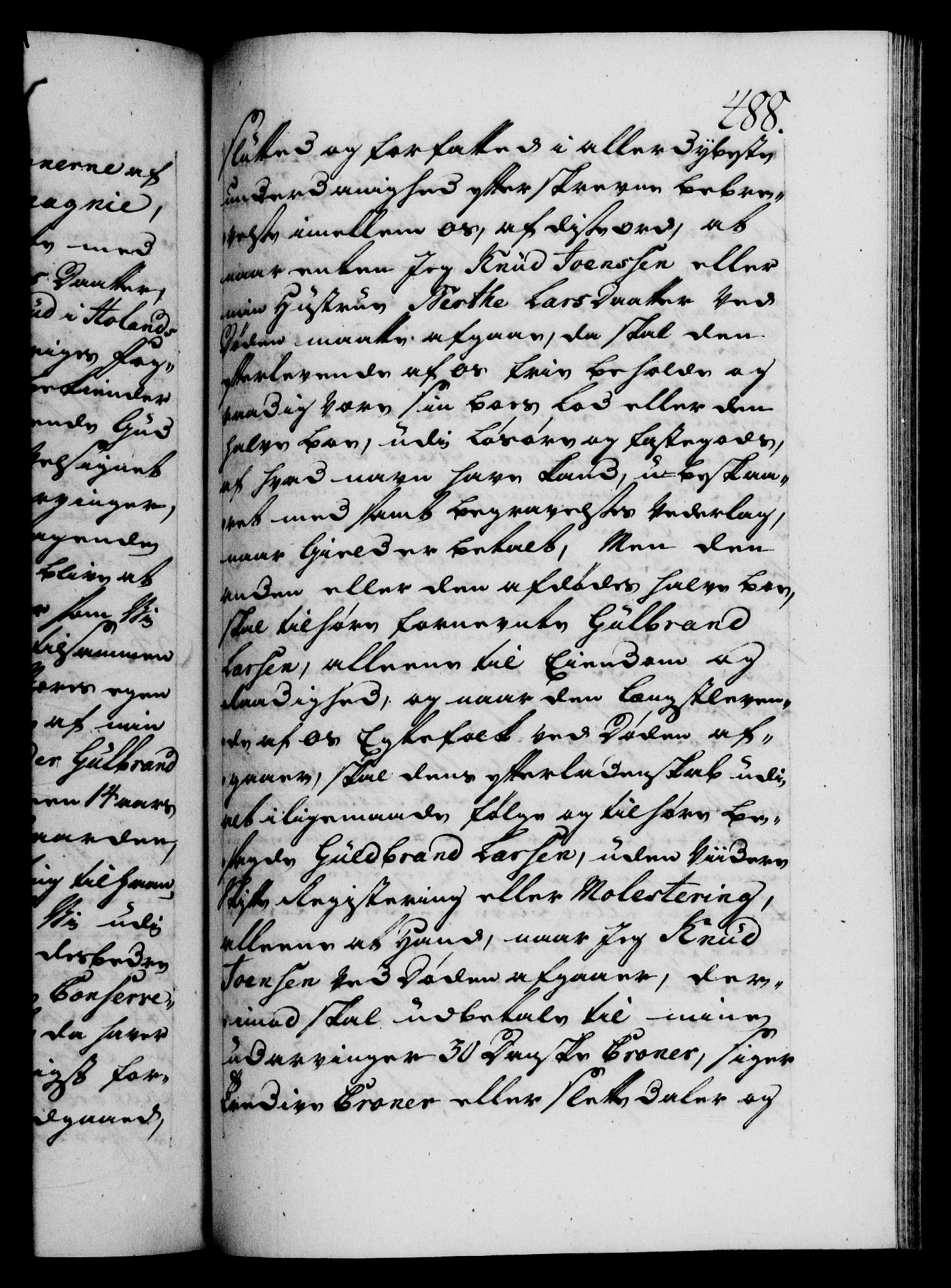 Danske Kanselli 1572-1799, AV/RA-EA-3023/F/Fc/Fca/Fcaa/L0038: Norske registre, 1753-1754, s. 488a
