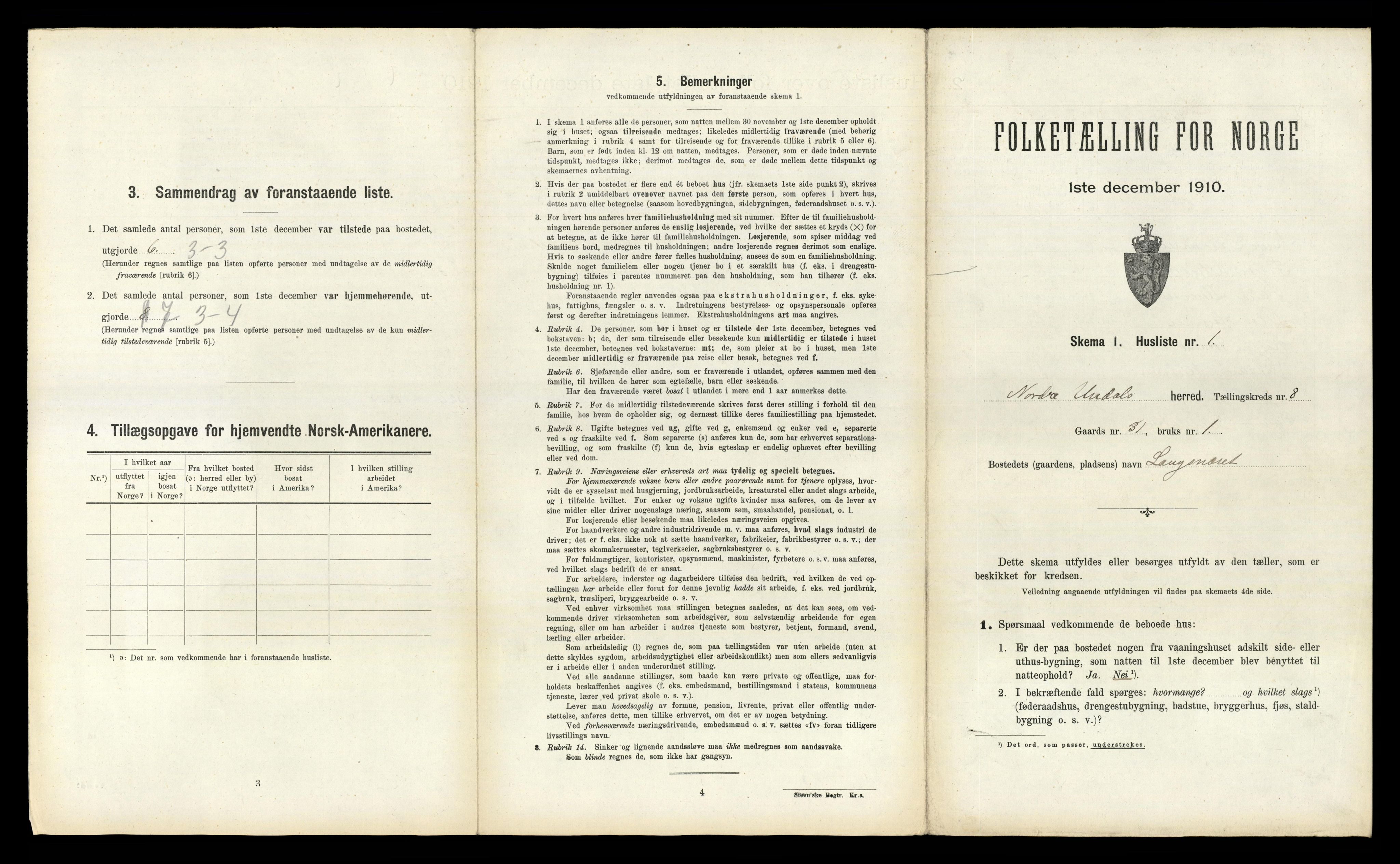 RA, Folketelling 1910 for 1028 Nord-Audnedal herred, 1910, s. 706