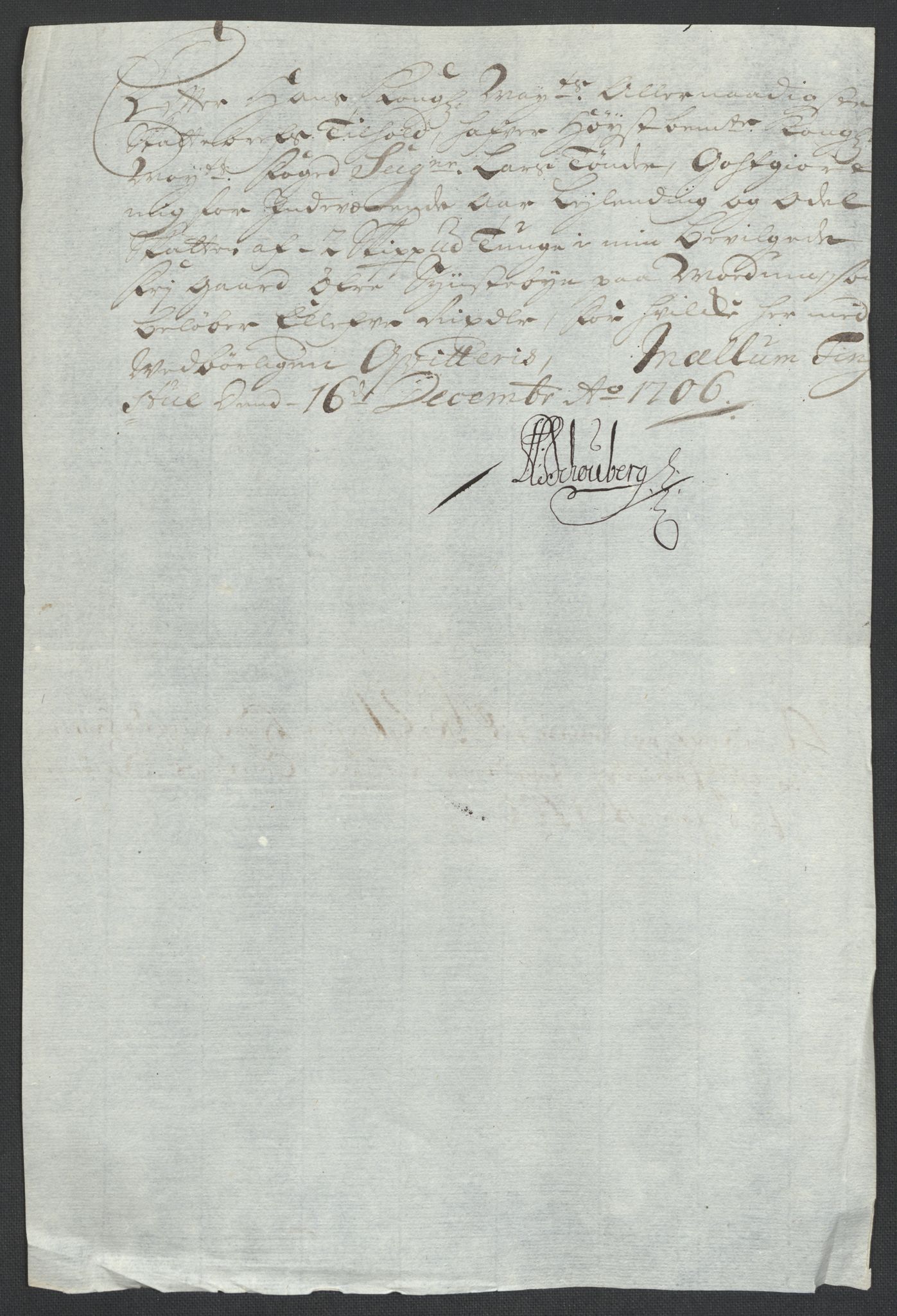 Rentekammeret inntil 1814, Reviderte regnskaper, Fogderegnskap, RA/EA-4092/R22/L1465: Fogderegnskap Ringerike, Hallingdal og Buskerud, 1706, s. 306