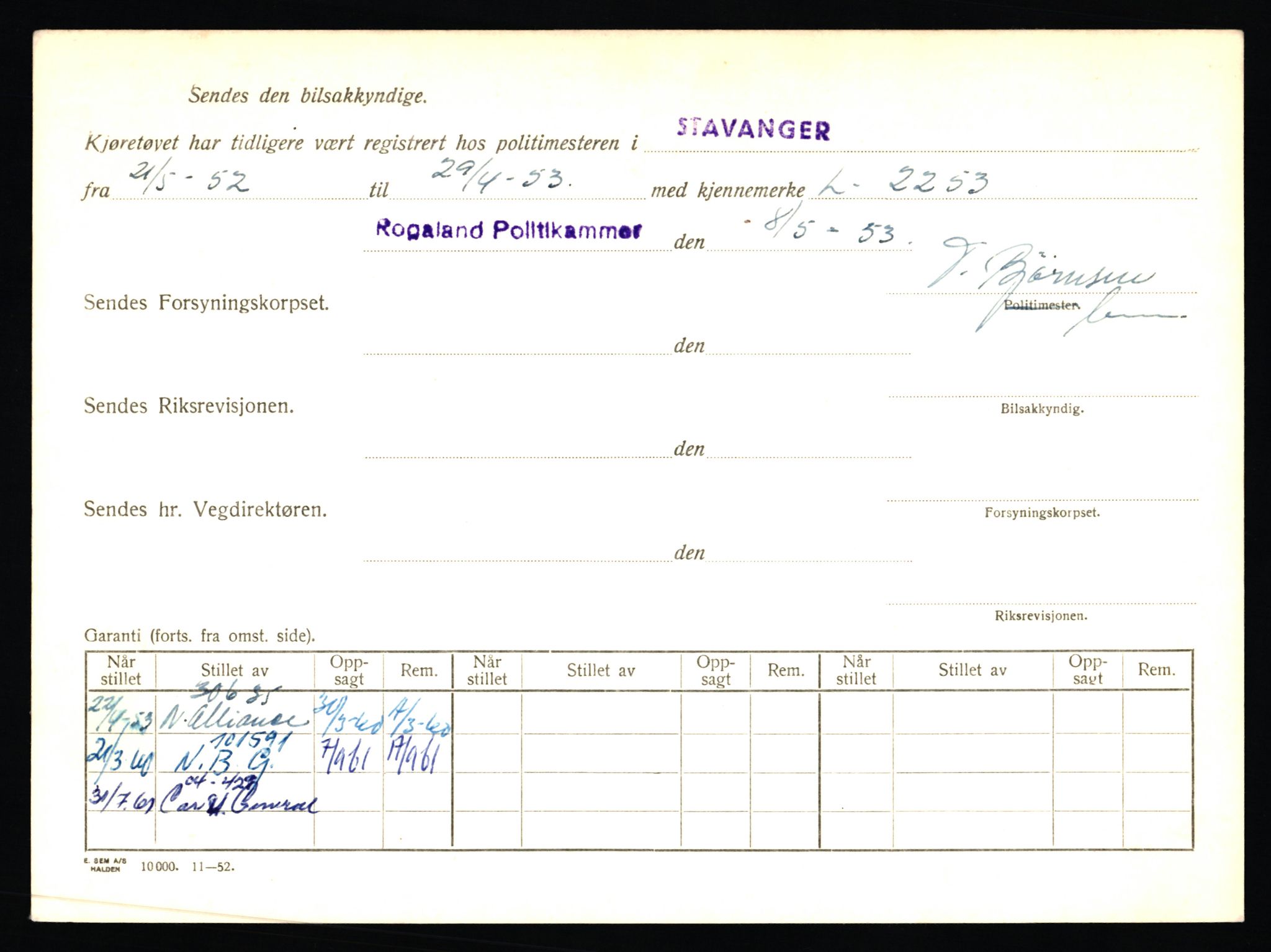 Stavanger trafikkstasjon, SAST/A-101942/0/F/L0019: L-10500 - L-10999, 1930-1971, s. 650