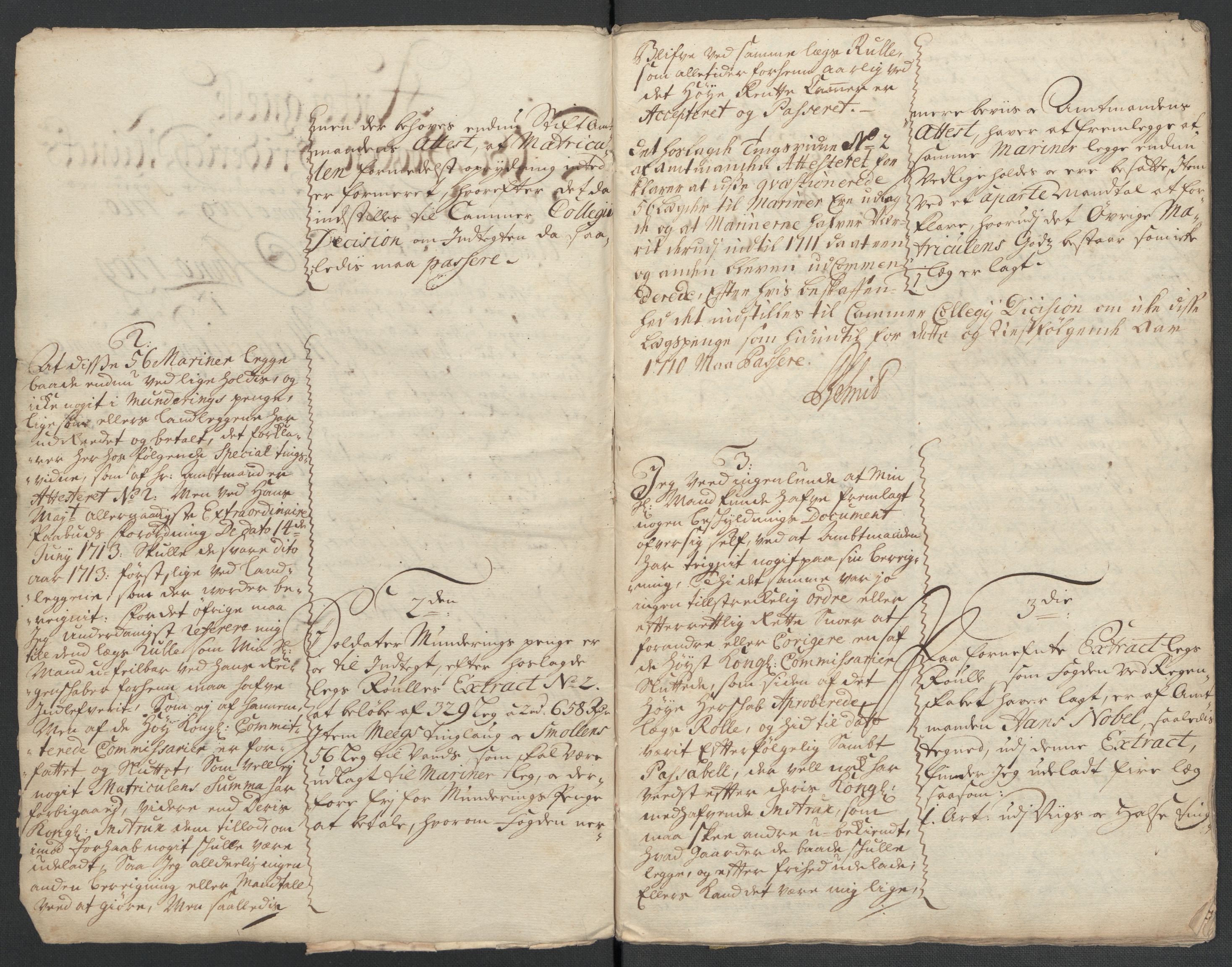 Rentekammeret inntil 1814, Reviderte regnskaper, Fogderegnskap, AV/RA-EA-4092/R56/L3744: Fogderegnskap Nordmøre, 1709-1710, s. 336