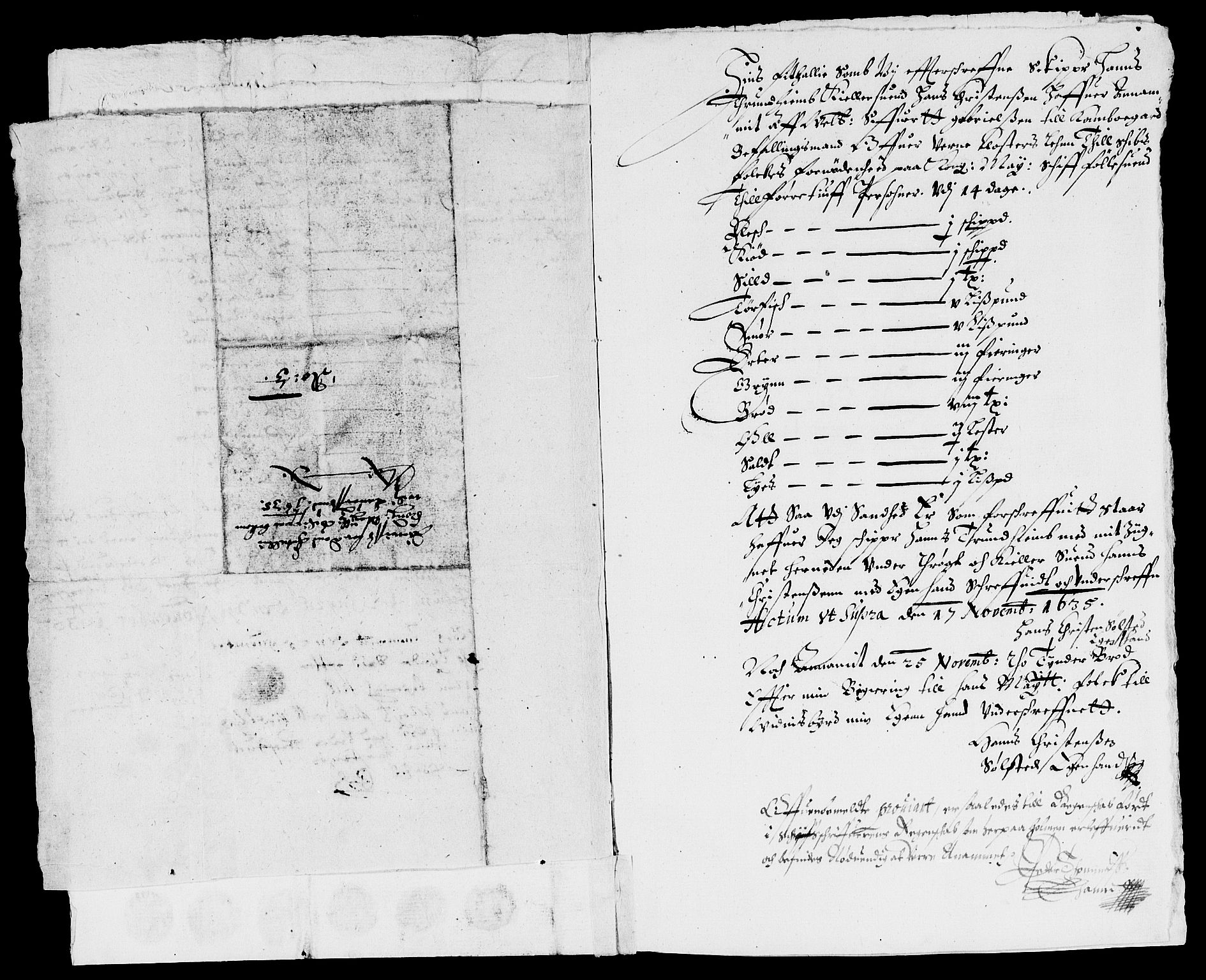 Rentekammeret inntil 1814, Reviderte regnskaper, Lensregnskaper, AV/RA-EA-5023/R/Rb/Rbg/L0004: Verne kloster len, 1635-1639