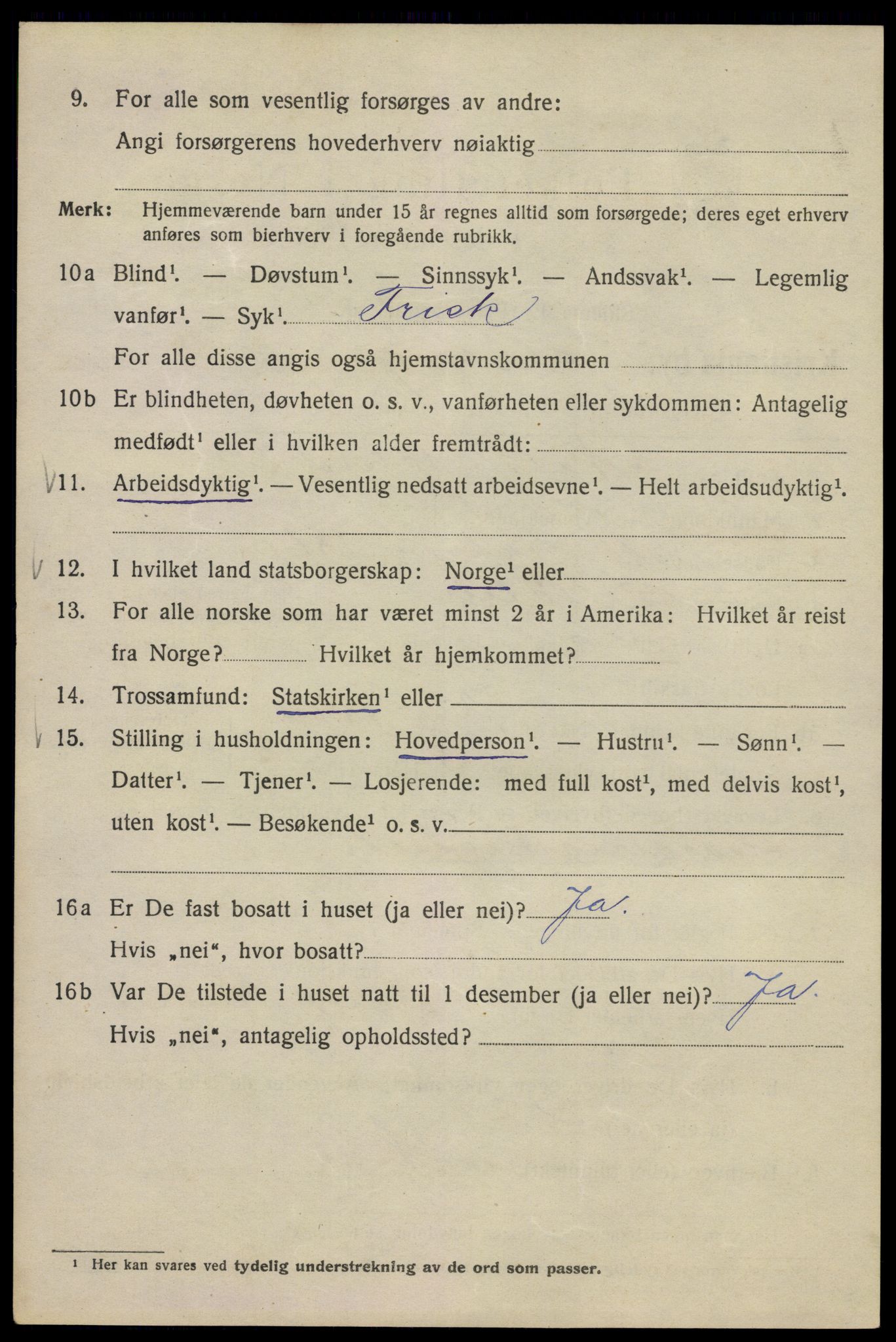 SAO, Folketelling 1920 for 0301 Kristiania kjøpstad, 1920, s. 527014