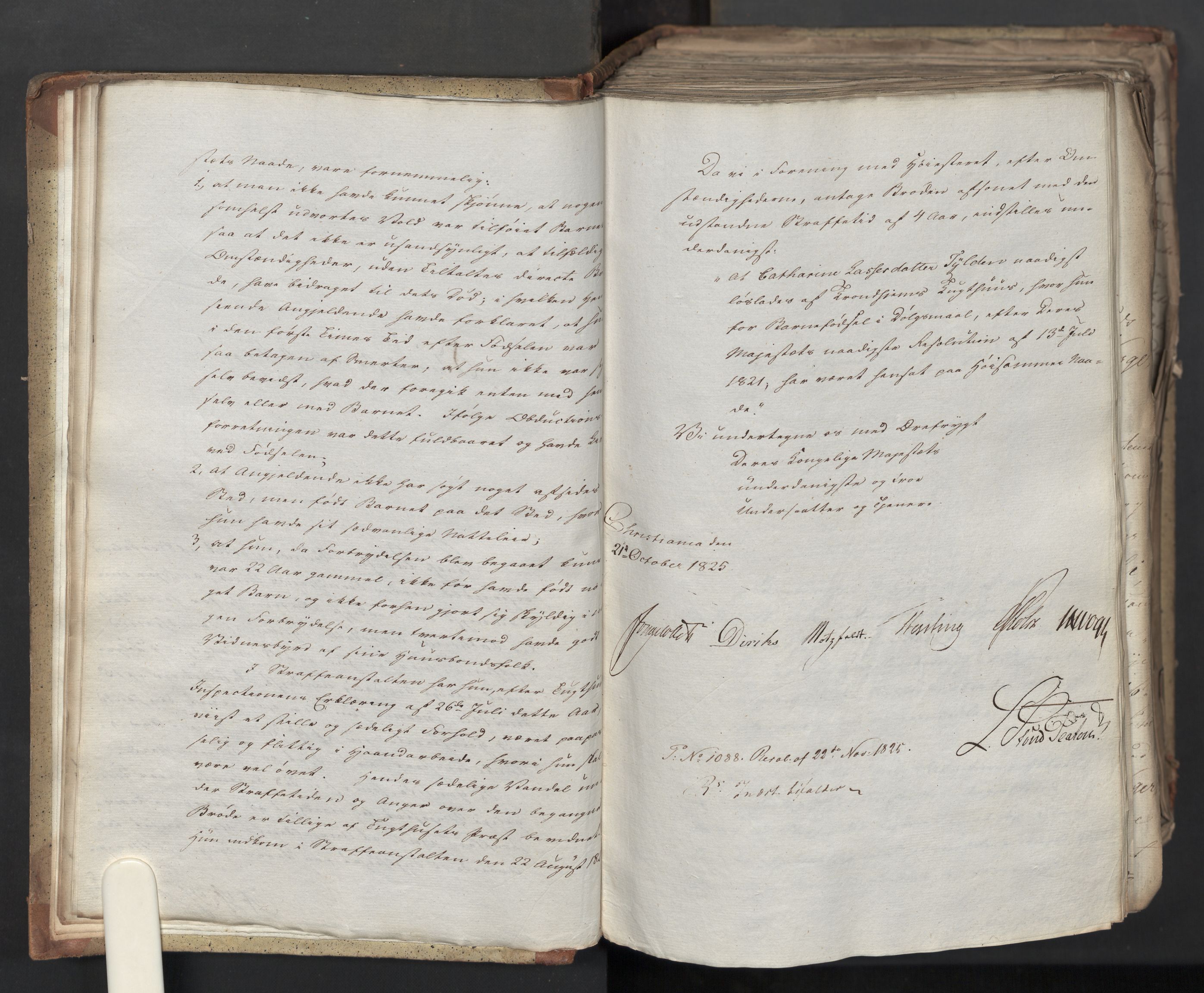 Statsrådsavdelingen i Stockholm, AV/RA-S-1003/D/Da/L0044: Regjeringsinnstillinger nr. 2846-3066, 1825, s. 23