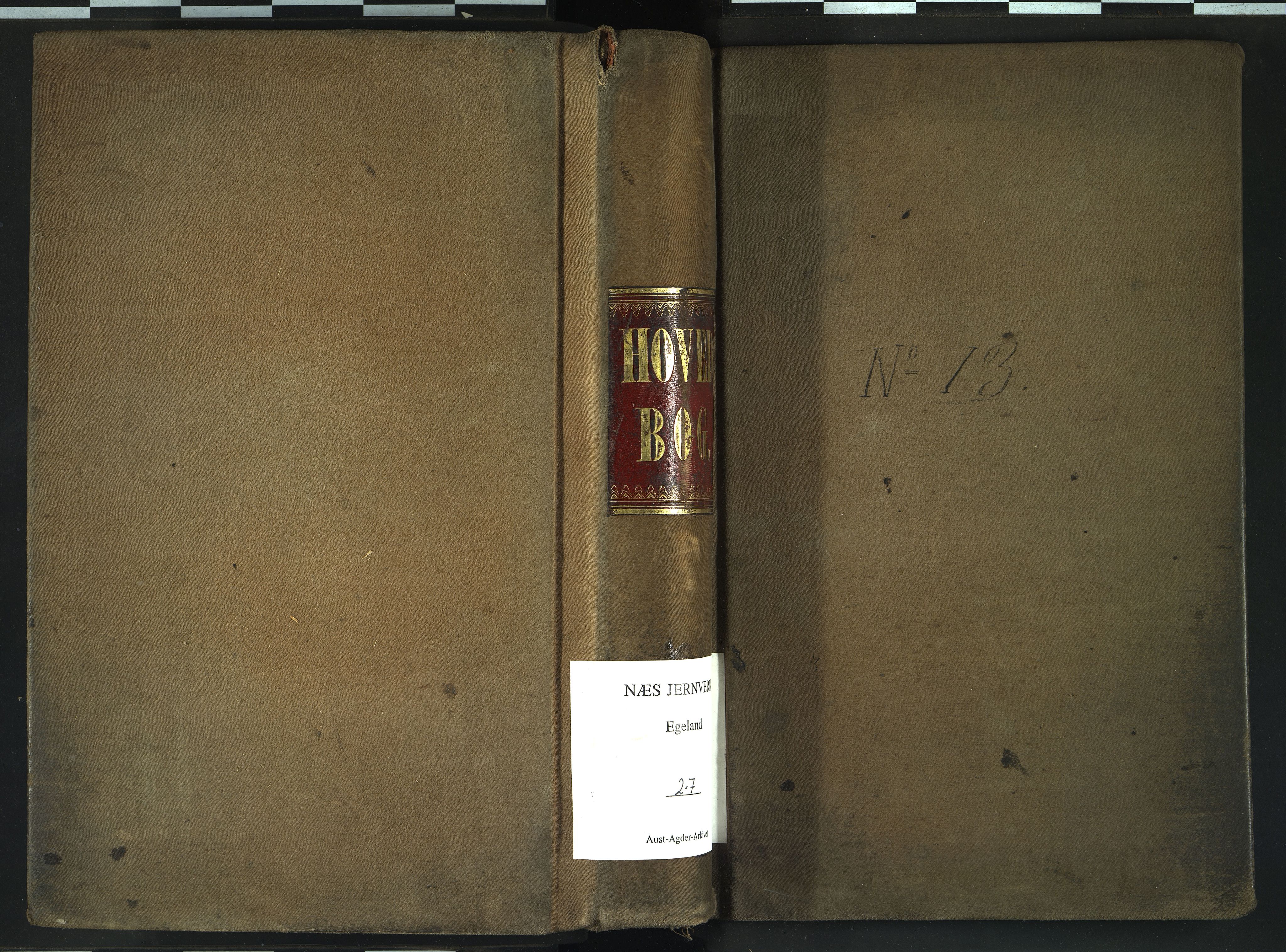 Egelands Verk, NESJ/NJM-002/02/L0007: Hovedbok (reg. på personer), 1873