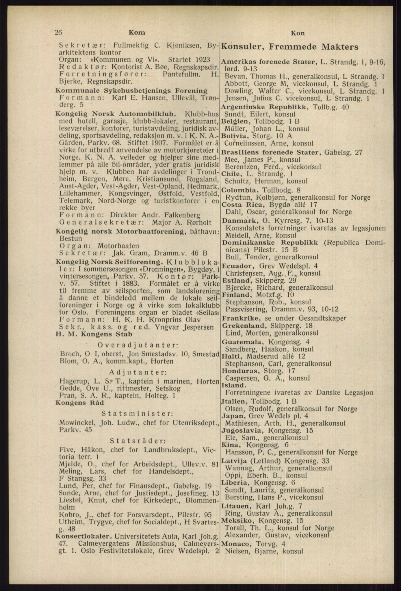 Kristiania/Oslo adressebok, PUBL/-, 1934, s. 26