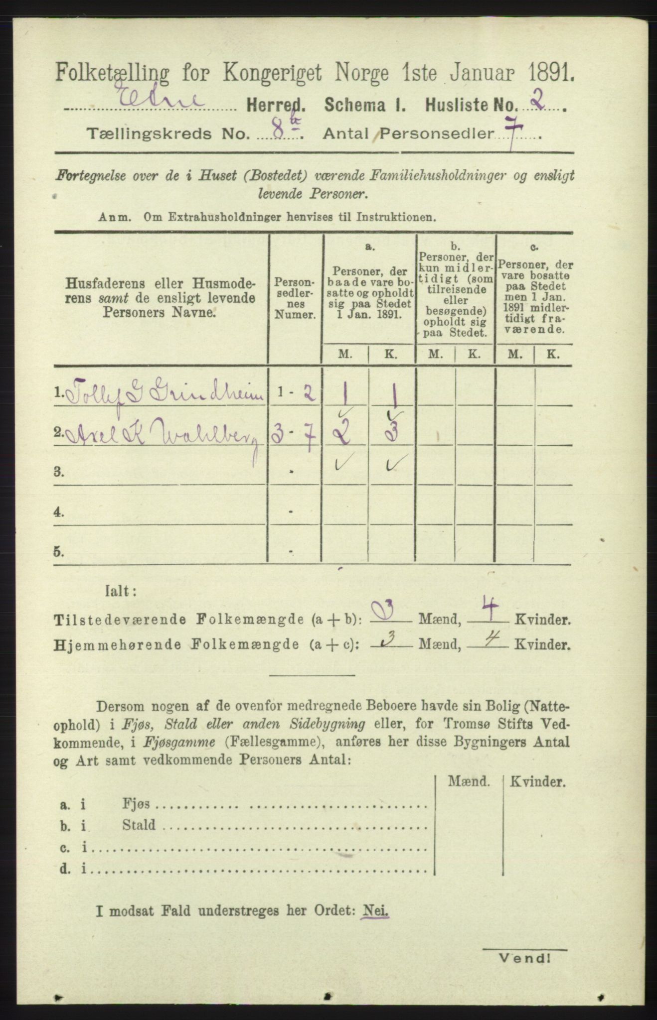 RA, Folketelling 1891 for 1211 Etne herred, 1891, s. 1601