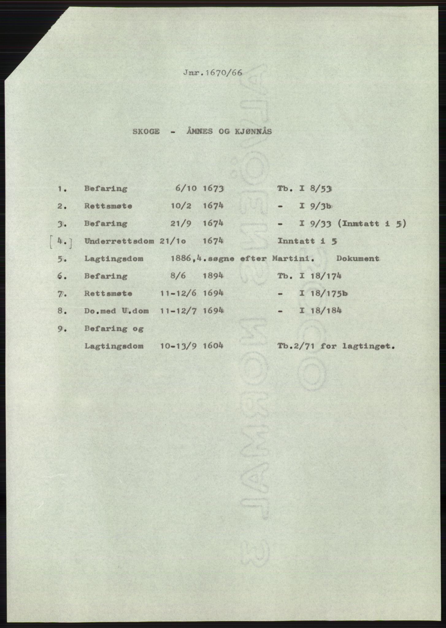 Statsarkivet i Oslo, SAO/A-10621/Z/Zd/L0024: Avskrifter, j.nr 1652-2112/1966, 1966, s. 11