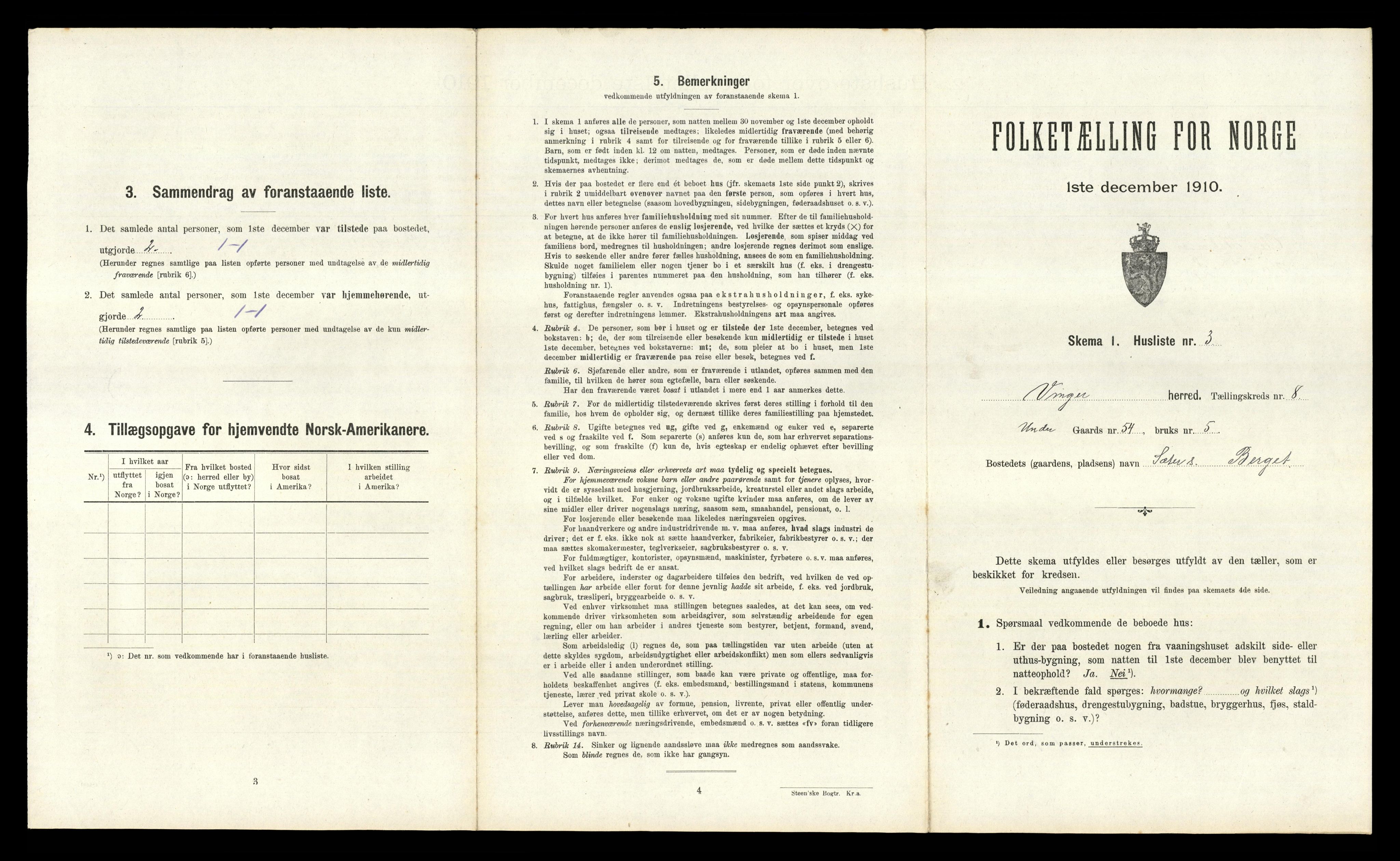 RA, Folketelling 1910 for 0421 Vinger herred, 1910, s. 945