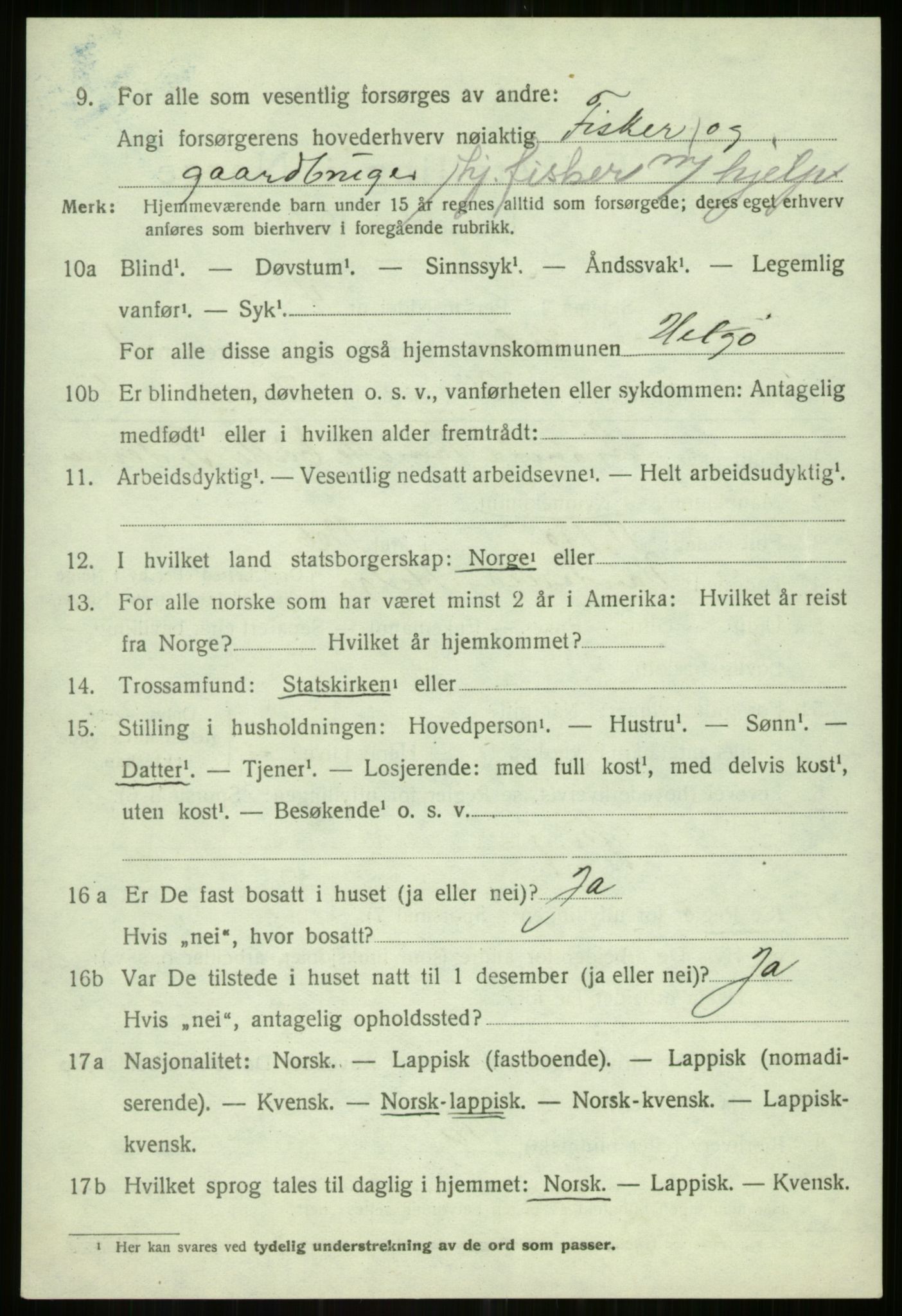 SATØ, Folketelling 1920 for 1935 Helgøy herred, 1920, s. 859