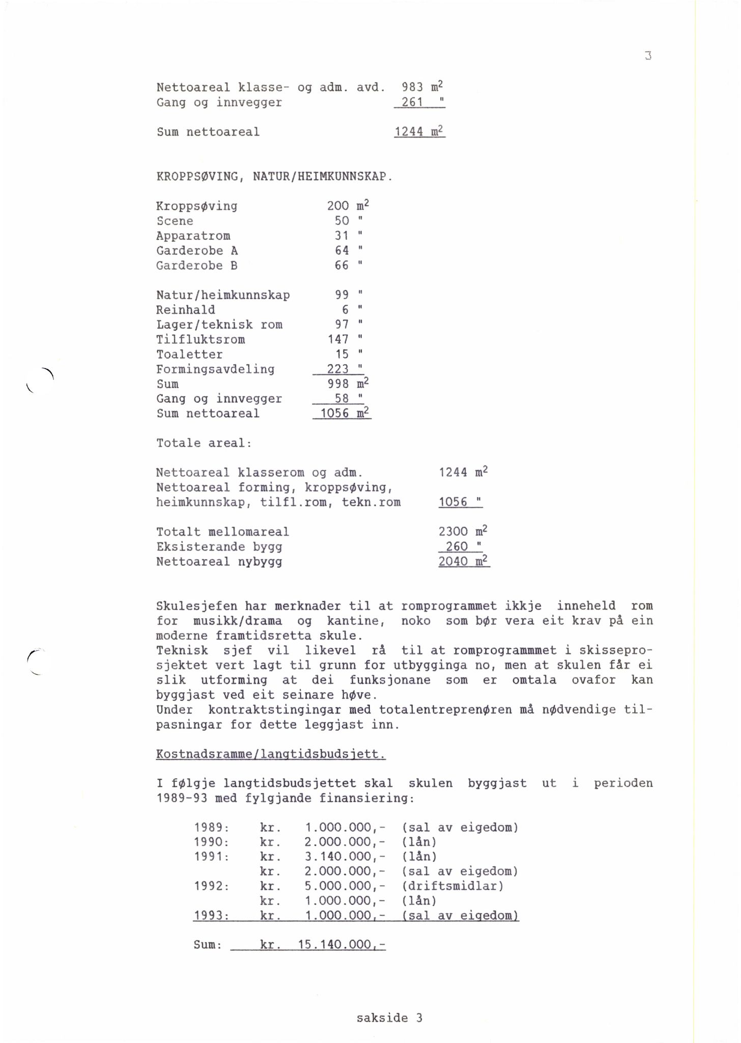 Stord kommune. Hovedutval for teknisk sektor, IKAH/1221-513.1/A/Aa/L0008: Møtebok for Stord hovedutval for teknisk sektor, 1990