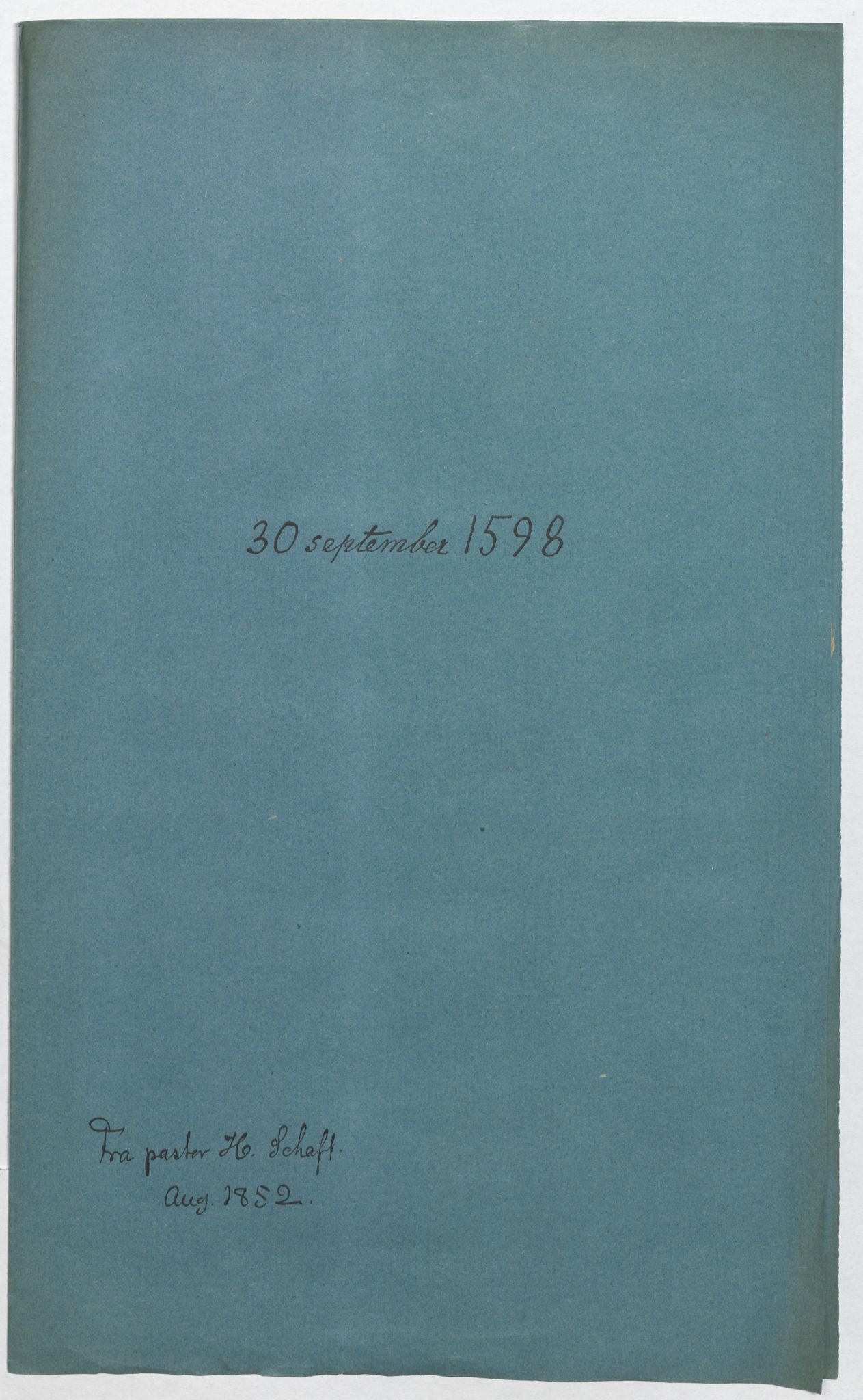 Riksarkivets diplomsamling, AV/RA-EA-5965/F02/L0106: Dokumenter, 1598, s. 23