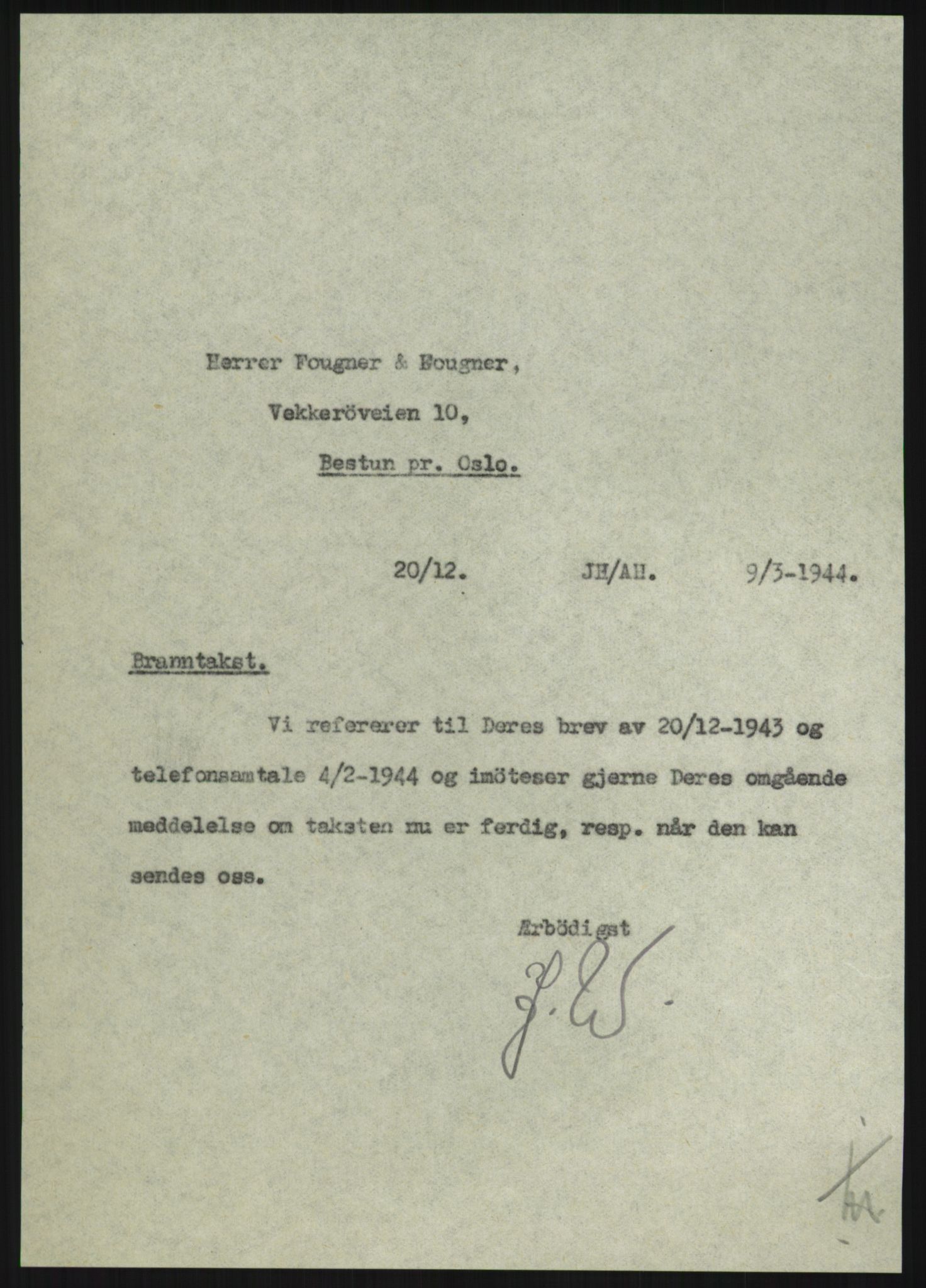 Fredrikstad mekaniske verksted, AV/RA-PA-1807/Q/L0001: Bygninger, Finansiering, Takst, Nyanlegg, 1935-1954, s. 523