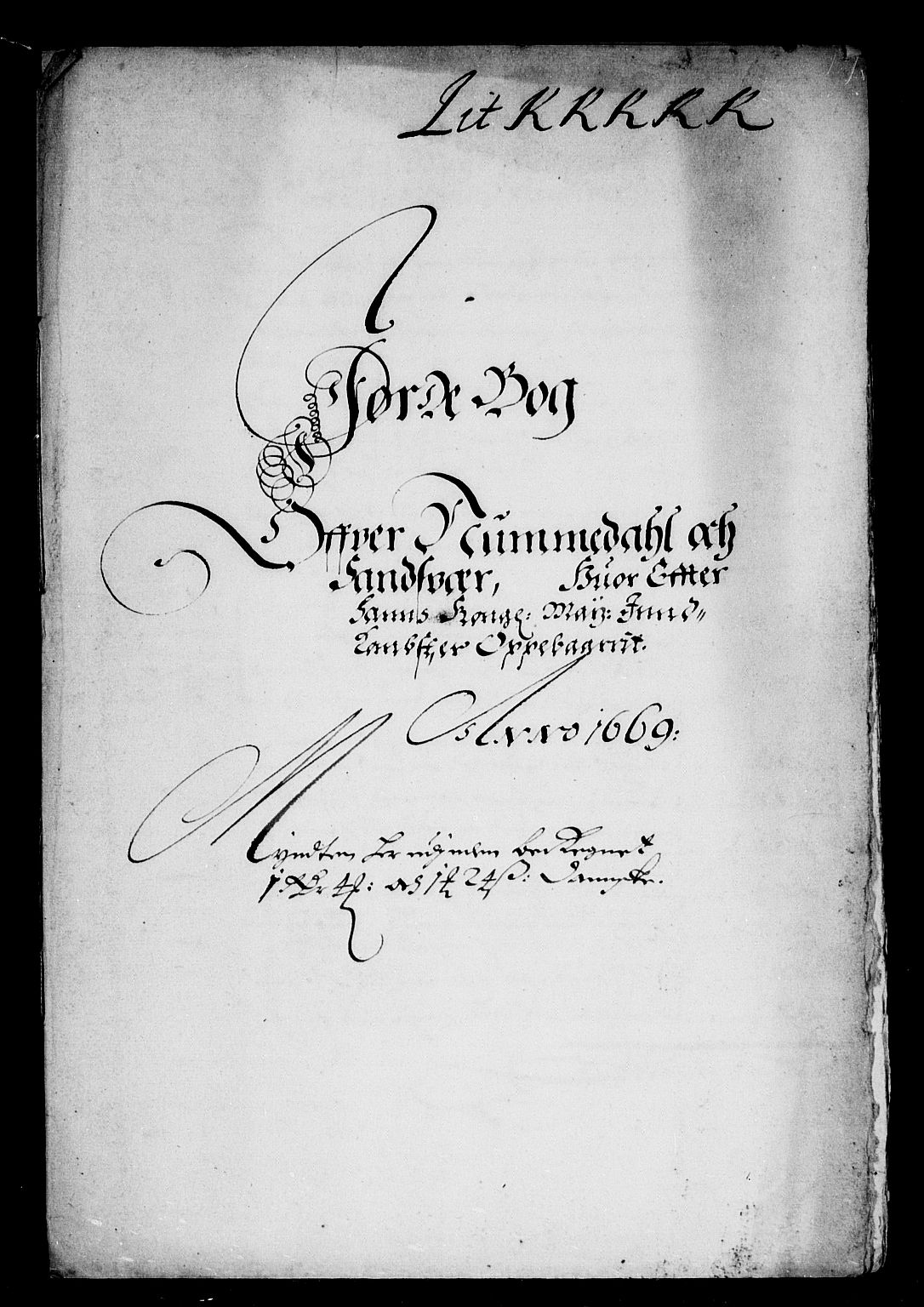 Rentekammeret inntil 1814, Reviderte regnskaper, Stiftamtstueregnskaper, Landkommissariatet på Akershus og Akershus stiftamt, RA/EA-5869/R/Rb/L0063: Akershus stiftamt, 1669