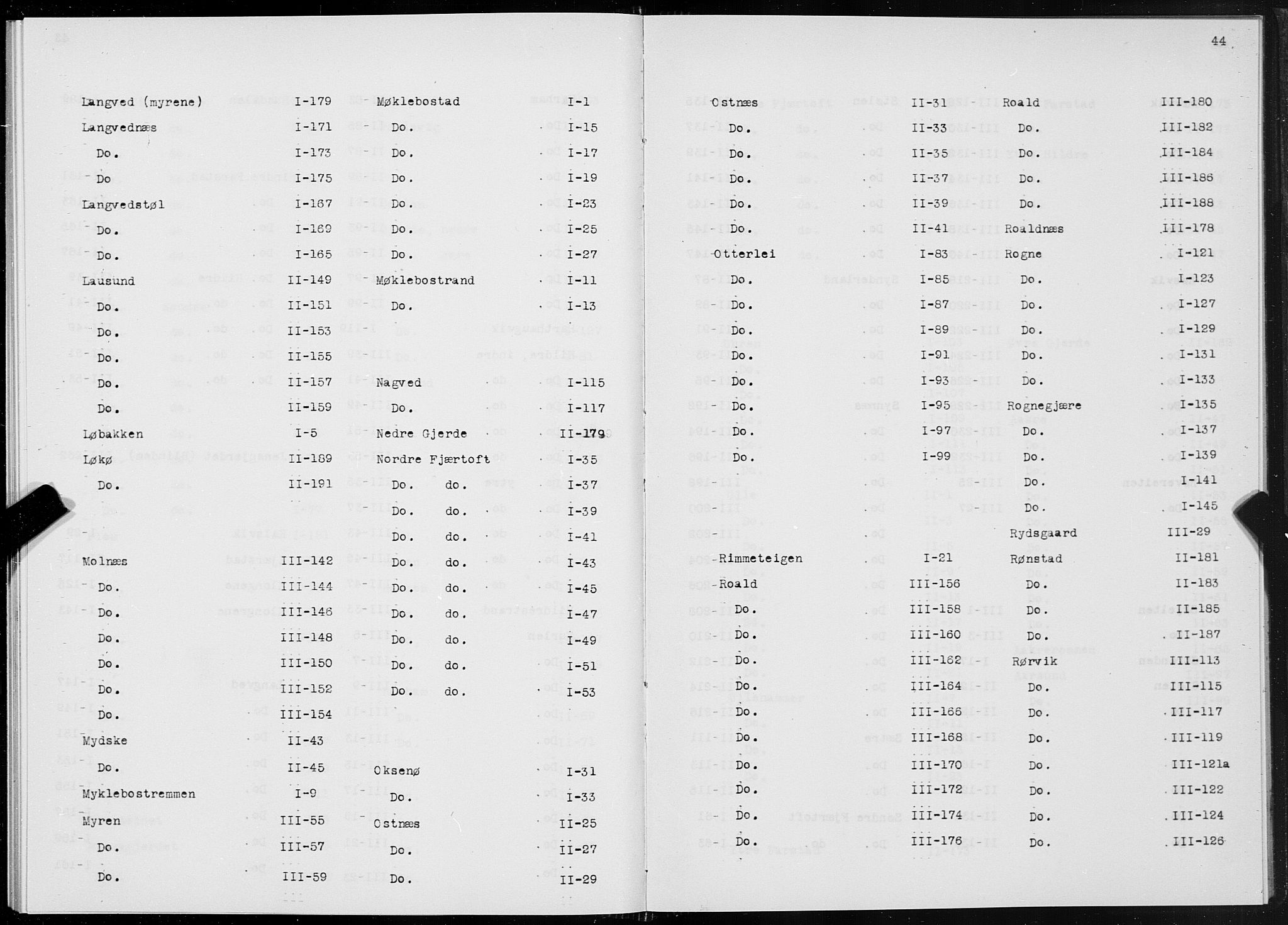 SAT, Folketelling 1875 for 1534P Haram prestegjeld, 1875, s. 44