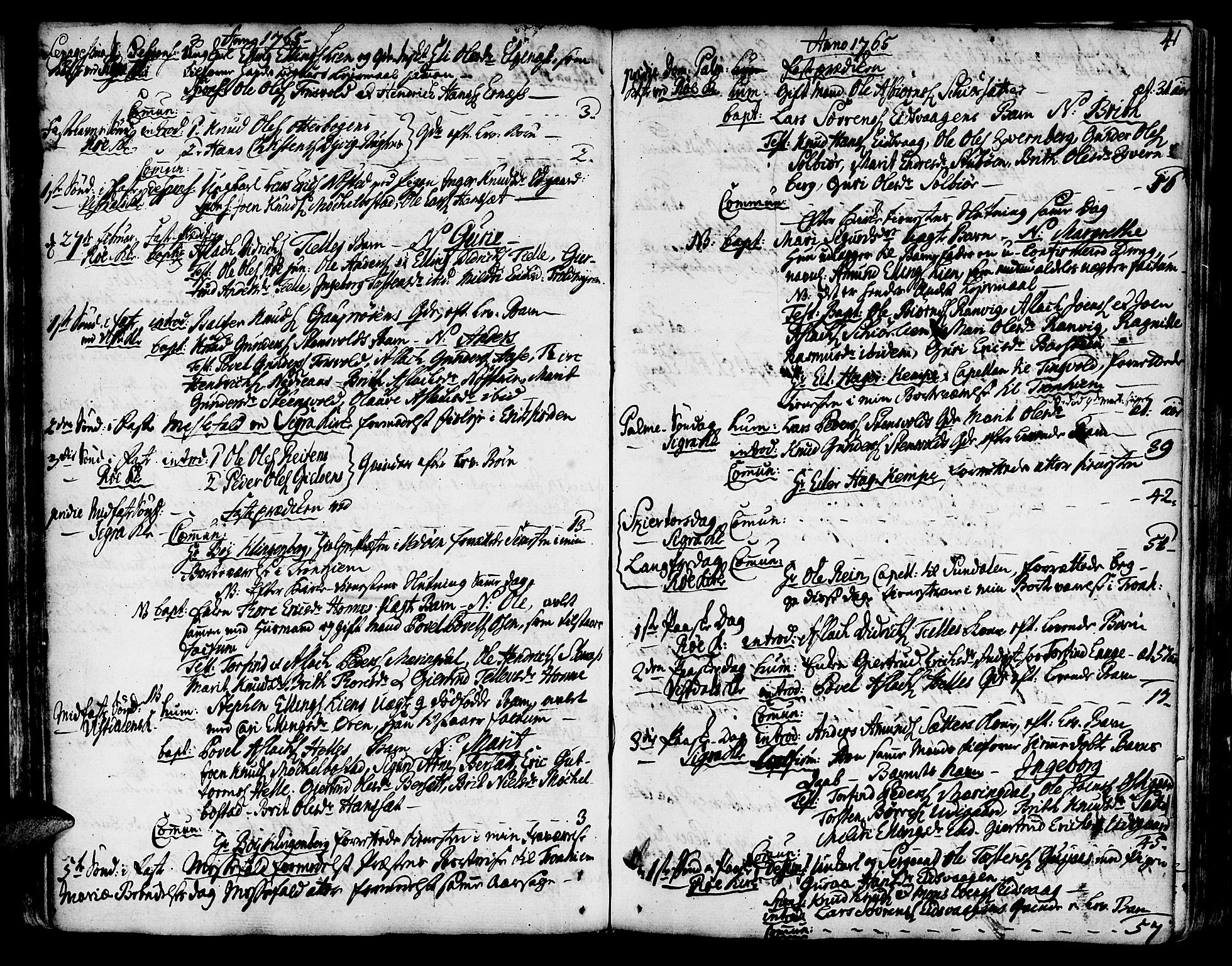 Ministerialprotokoller, klokkerbøker og fødselsregistre - Møre og Romsdal, AV/SAT-A-1454/551/L0621: Ministerialbok nr. 551A01, 1757-1803, s. 41