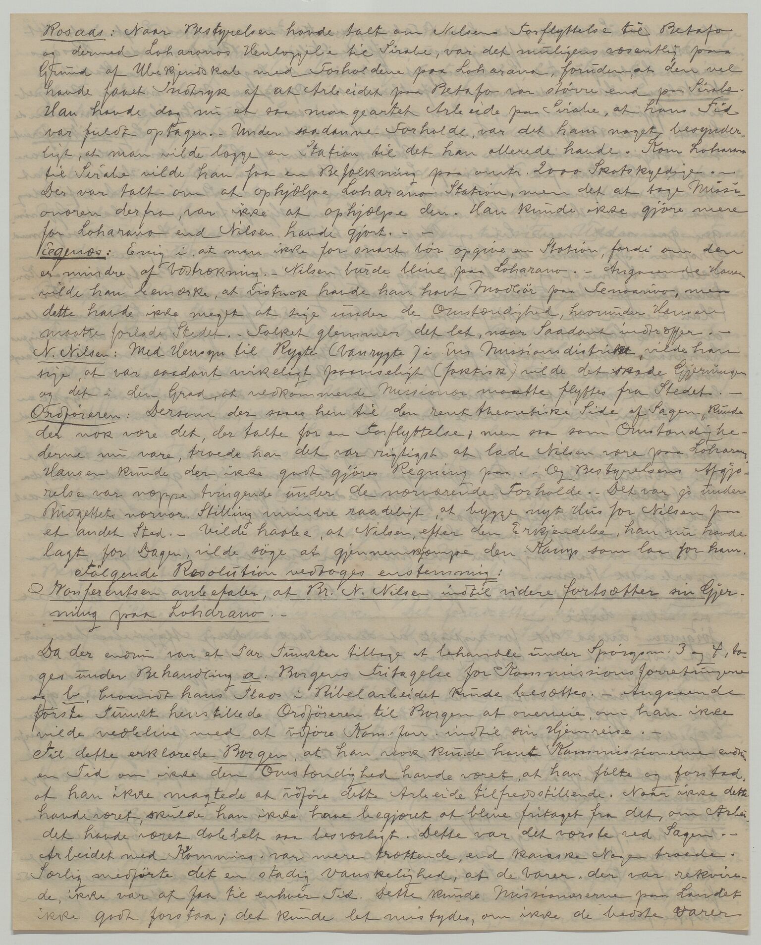 Det Norske Misjonsselskap - hovedadministrasjonen, VID/MA-A-1045/D/Da/Daa/L0035/0012: Konferansereferat og årsberetninger / Konferansereferat fra Madagaskar Innland., 1881